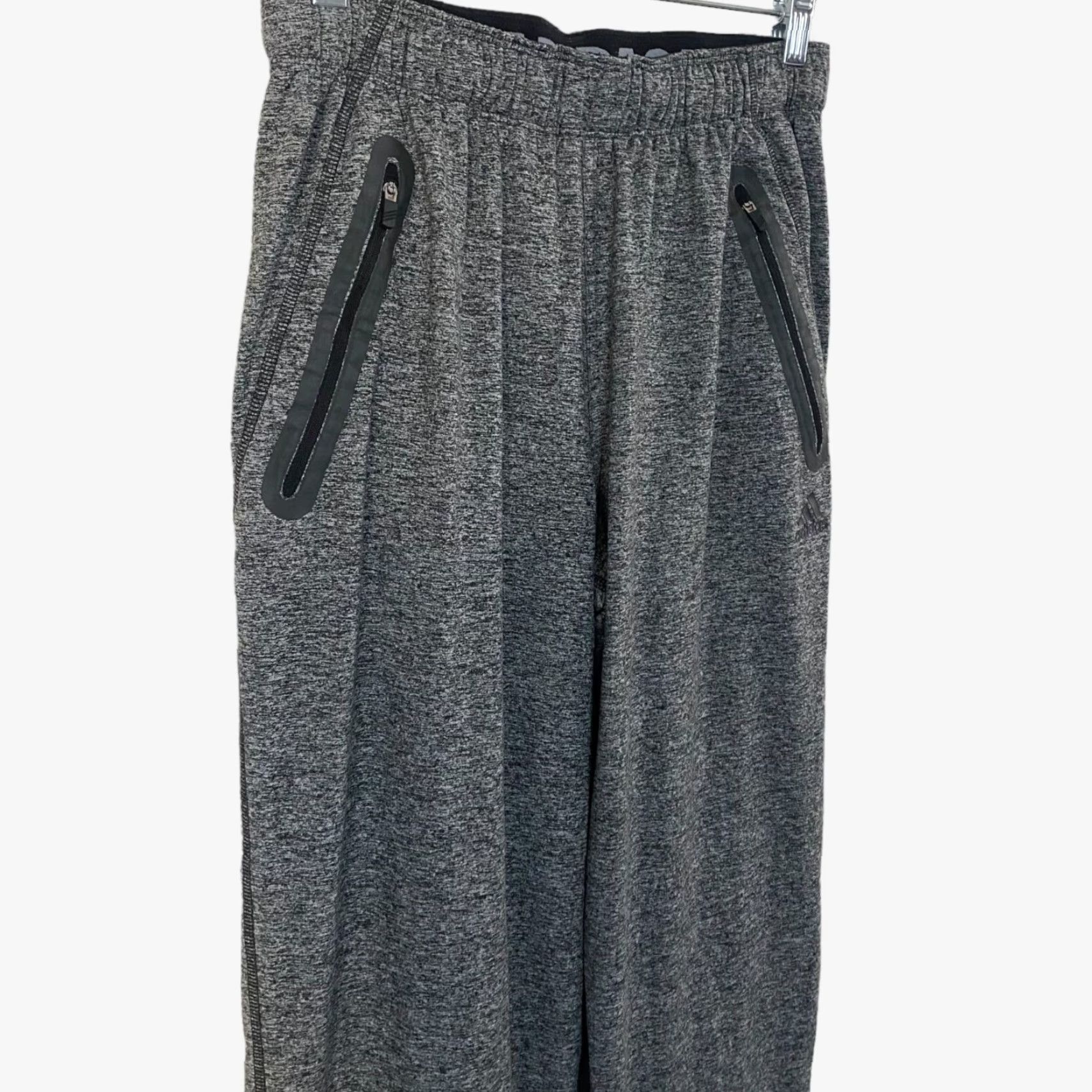 Adidas Adidas Originals High Waisted Sweatpants Womens Gray Black Athletic Stretch mall Size 28" / US 6 / IT 42 - 4 Thumbnail