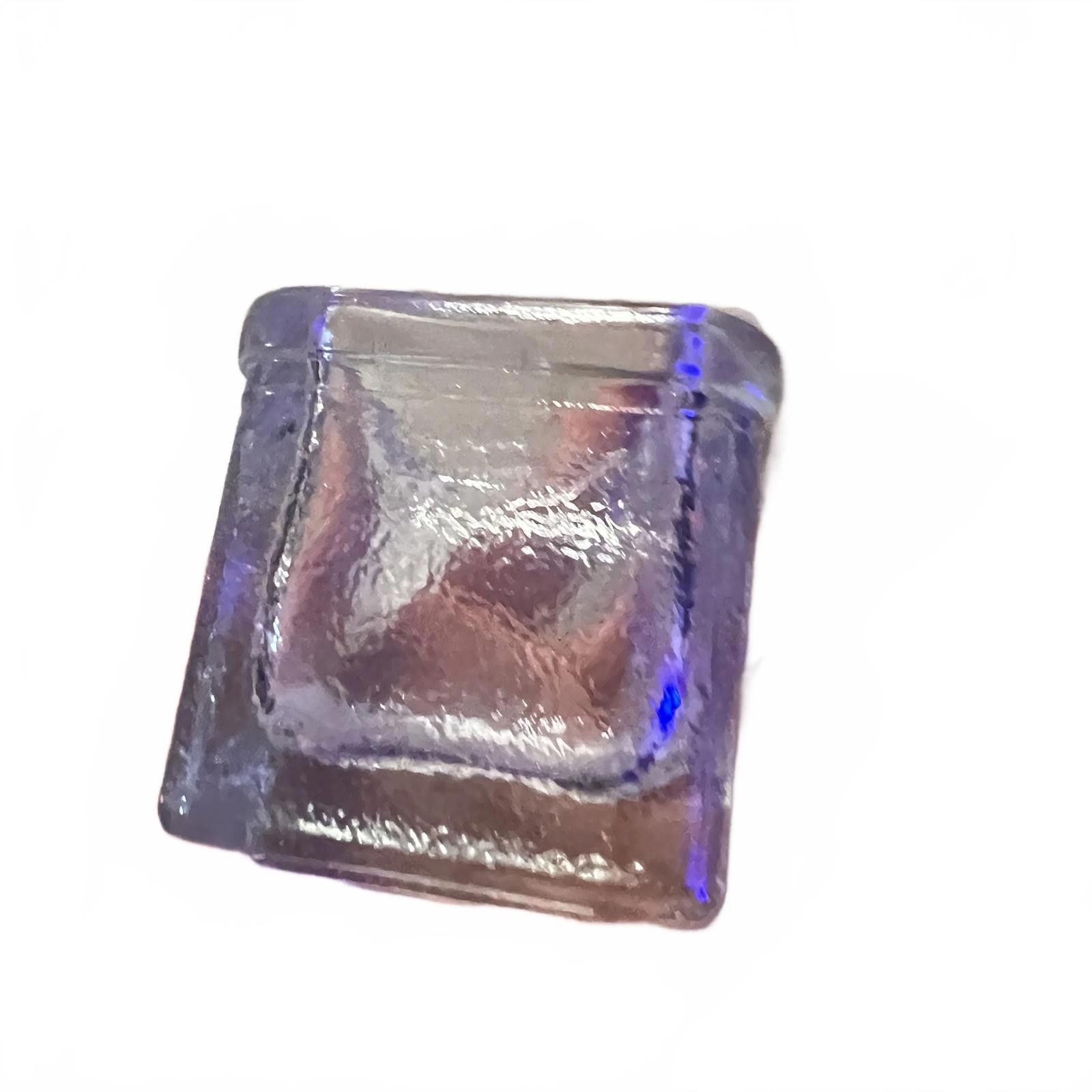 Other Clear Textured Glass Decorative Cube Size ONE SIZE - 1 Thumbnail