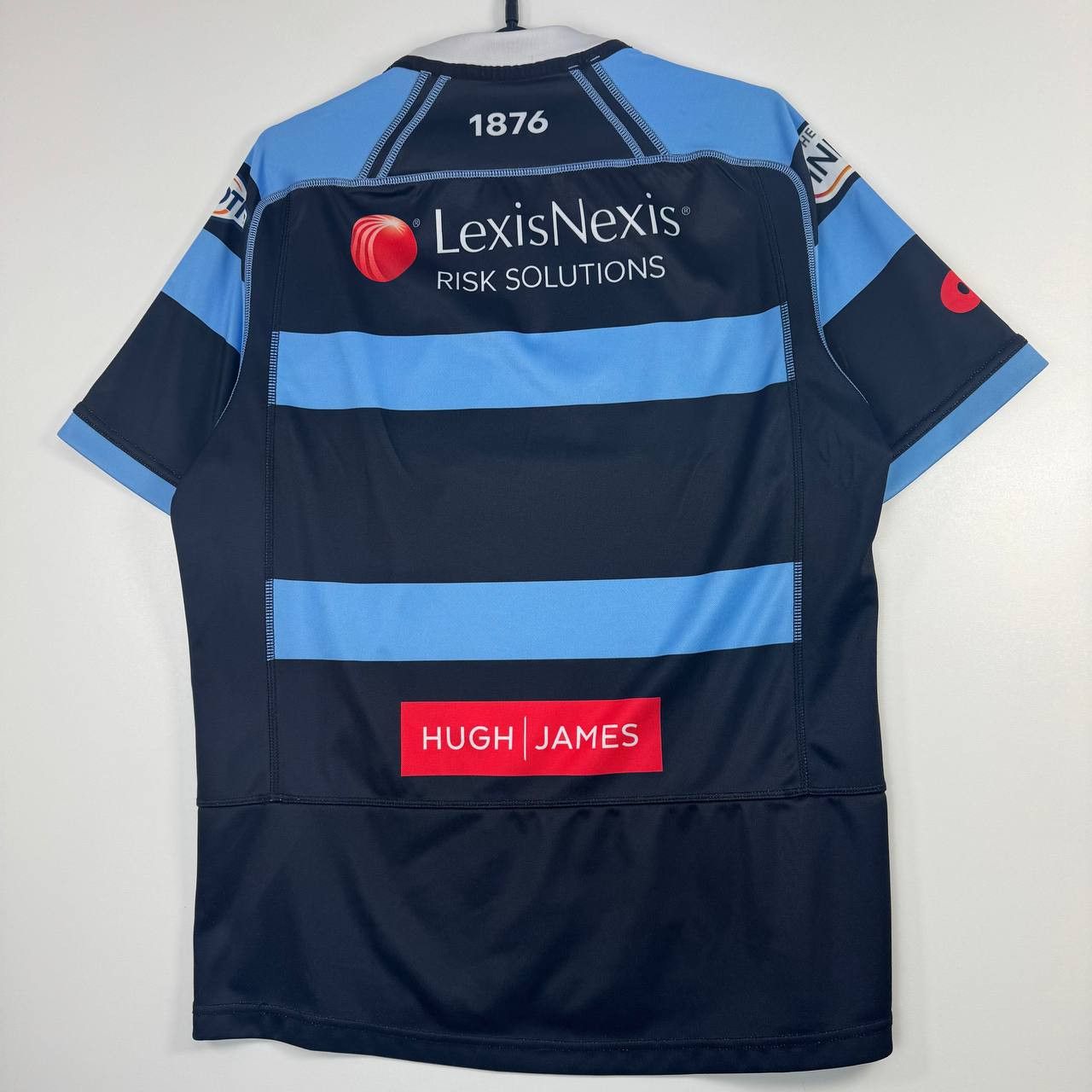 Macron Macron Cardiff Rugby MSS Group Home Jersey Blue Mens Size M Size US M / EU 48-50 / 2 - 7 Thumbnail