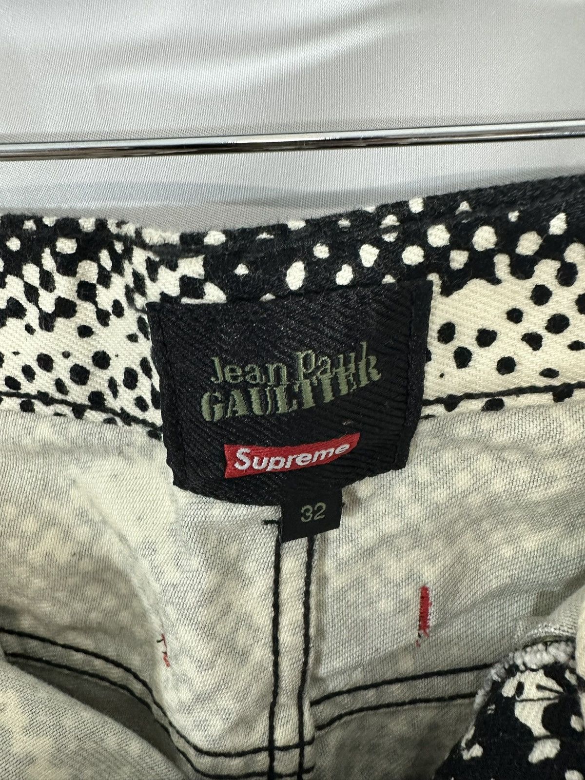 Jean Paul Gaultier × Supreme Supreme x Jean Paul Gaultier Denim Jeans Rasicm Size US 32 / EU 48 - 7 Thumbnail