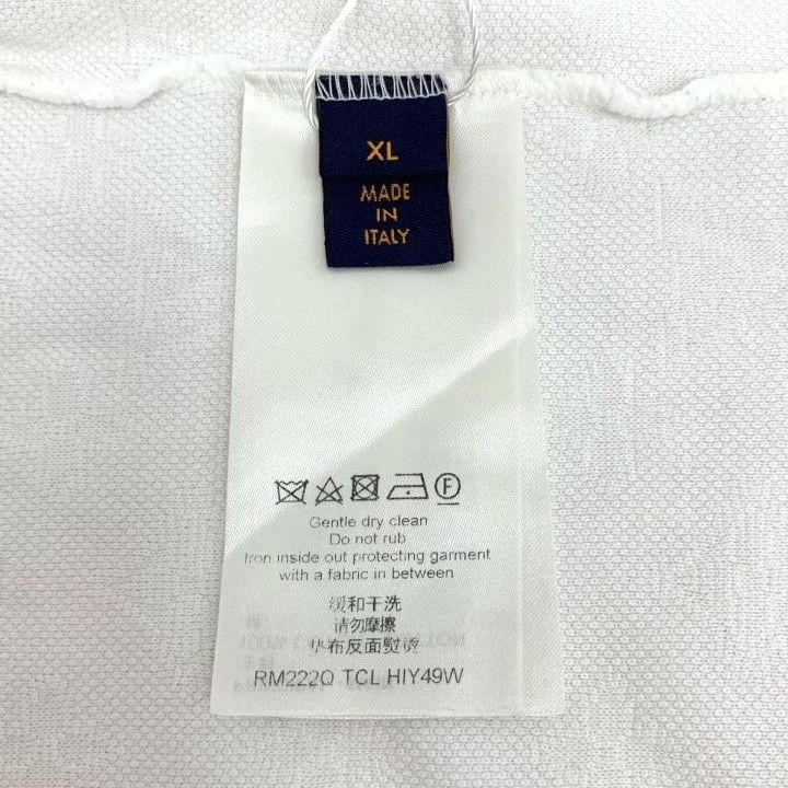 Louis Vuitton Louis Vuitton 2022 White Logo Cotton T-Shirt Size US XL / EU 56 / 4 - 6 Thumbnail