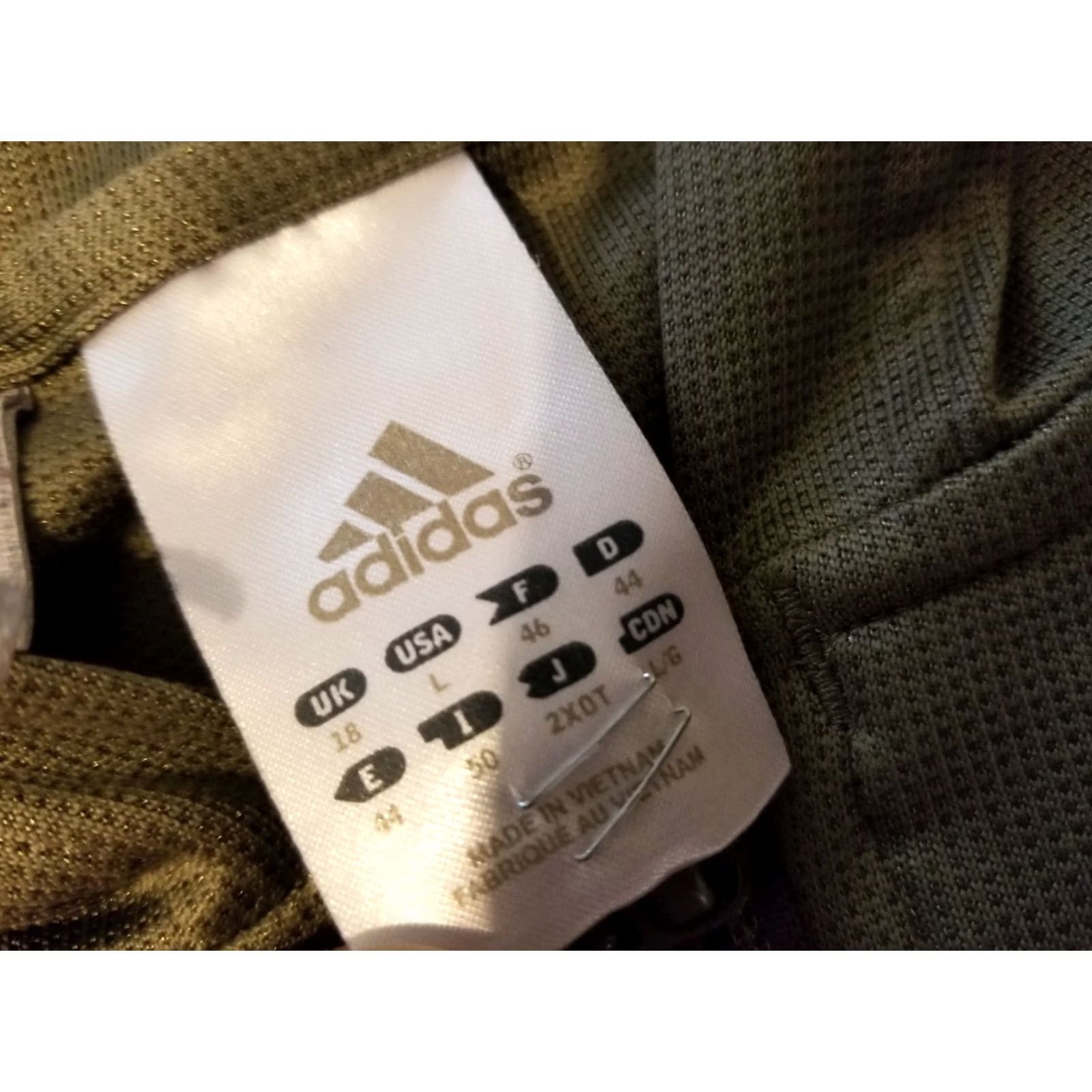 Adidas Womens adidas Jacket L Large Gray Hooded Athletic Gym Workout Size L / US 10 / IT 46 - 3 Thumbnail