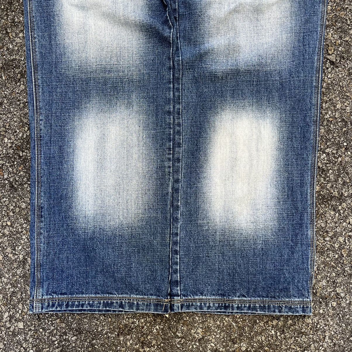 Southpole Crazy Vintage Y2K Baggy Webs Denim Faded Jeans Size US 40 / EU 56 - 2 Thumbnail