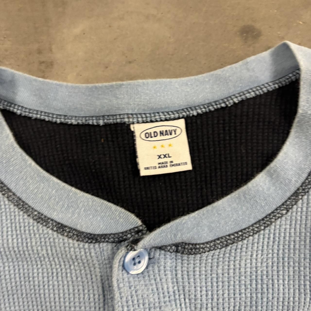Vintage Crazy Vintage Y2K/2000s Grunge Light Blue Skater Essential Thermal! Size 2XL Size US XXL / EU 58 / 5 - 5 Thumbnail