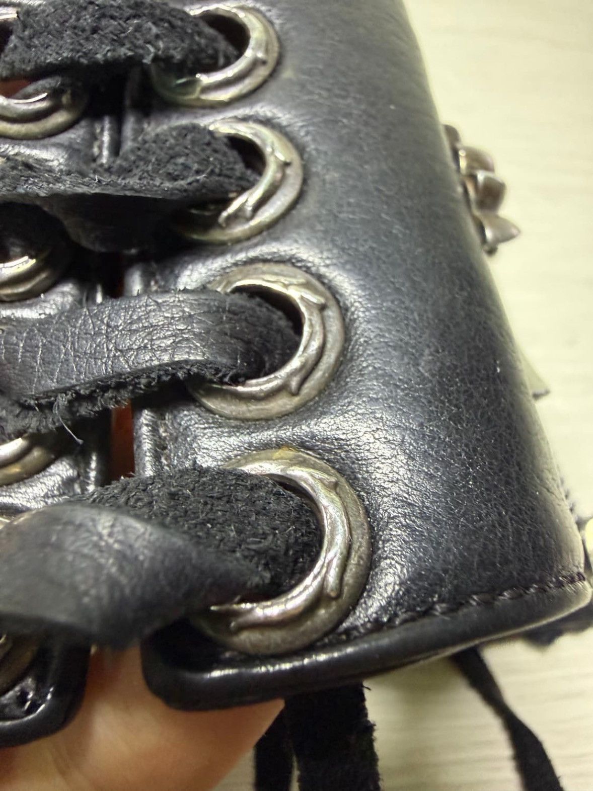 Chrome Hearts *rare*CH CROSS RYDER LEATHER BRACELET Size ONE SIZE - 4 Thumbnail