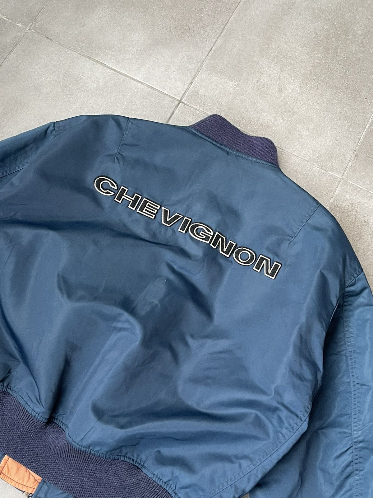 Chevignon VIntage Chevignon MA1 Military Navy Bomber Jacket Size US M / EU 48-50 / 2 - 15 Thumbnail