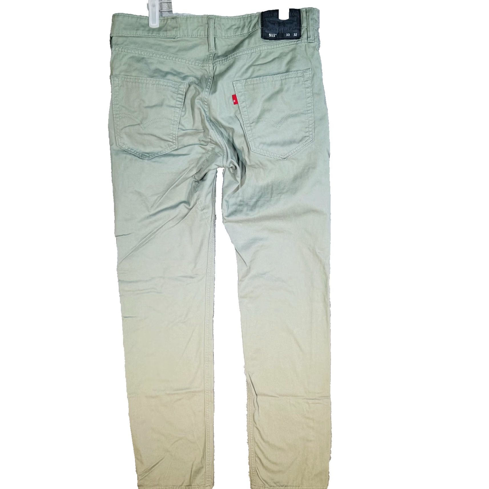 Levi's Levi's 511 Slim Taper Jeans Mens 33x32 Green Denim Zip Fly Mid Rise Slim Fit, 5-Pocket, Stretch, Regular Size Type, USA Size US 33 - 2 Thumbnail