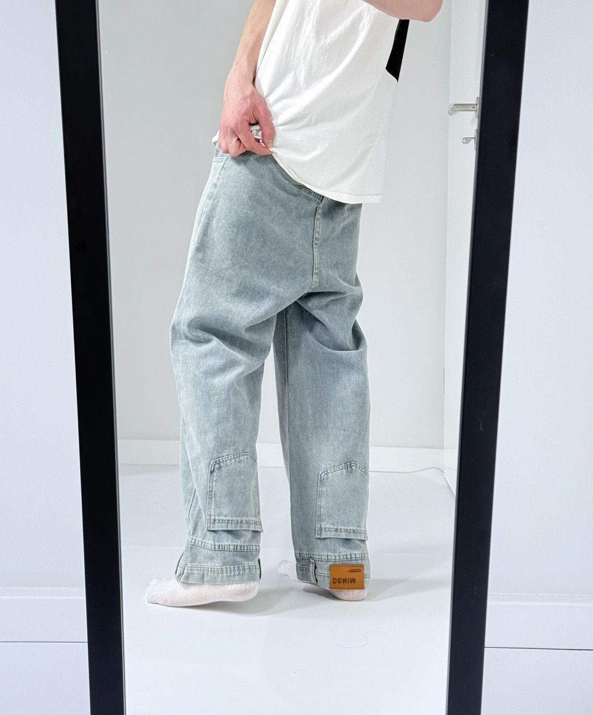 Other Vintage avantgarde Y2K streetwear opium wide jeans Size US 30 / EU 46 - 3 Thumbnail
