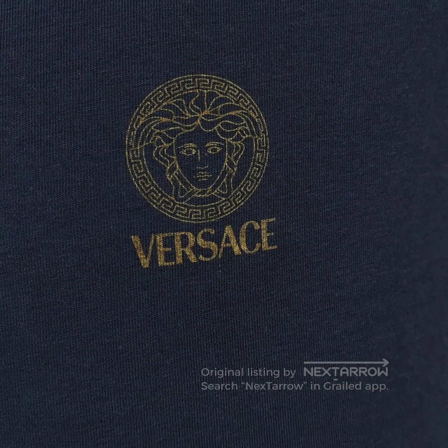 Versace Versace Cotton Logo Crewneck T-Shirt M. Size US M / EU 48-50 / 2 - 2 Thumbnail