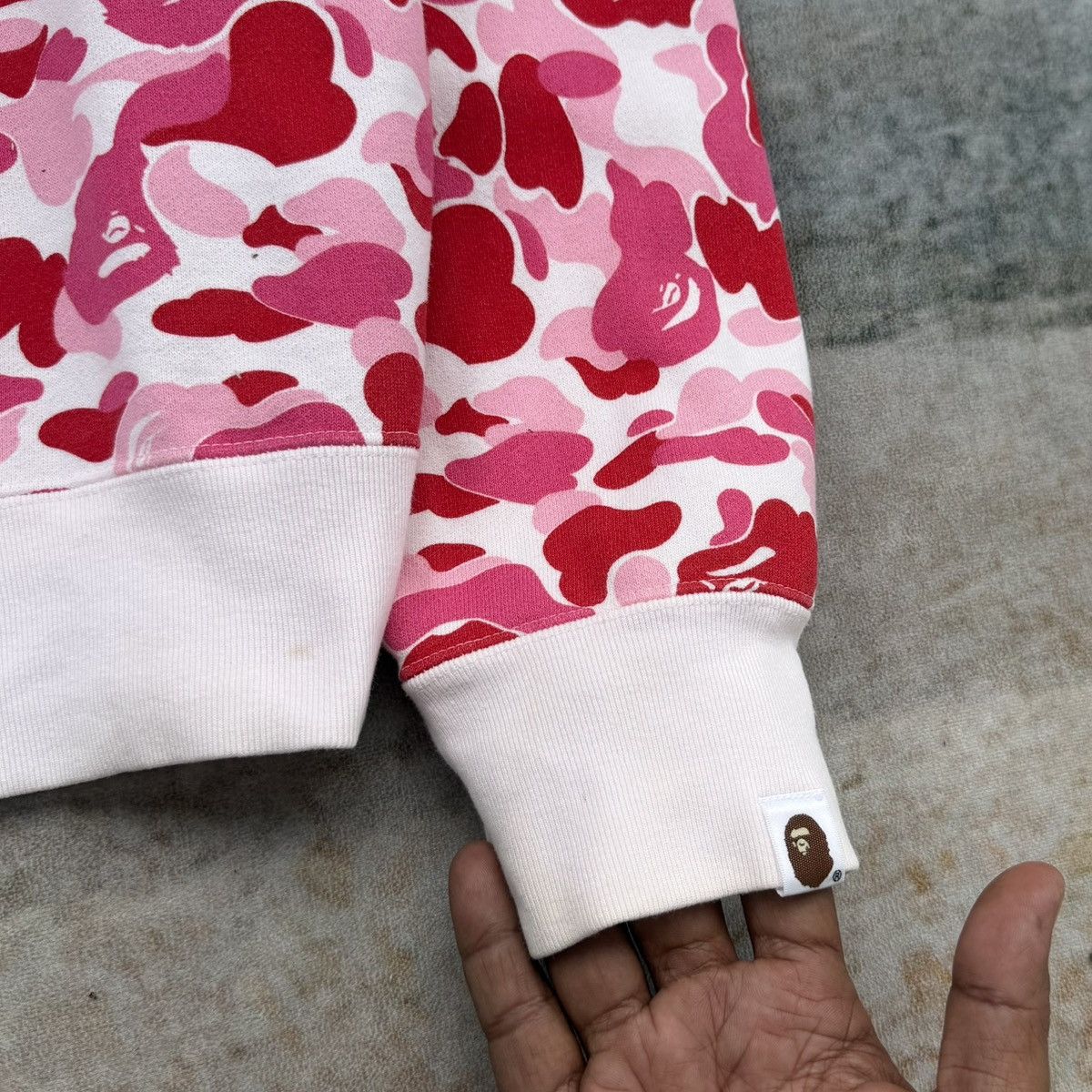 Bape BAPE ABC Camo Crewneck Pink Mens Size US L / EU 52-54 / 3 - 9 Thumbnail