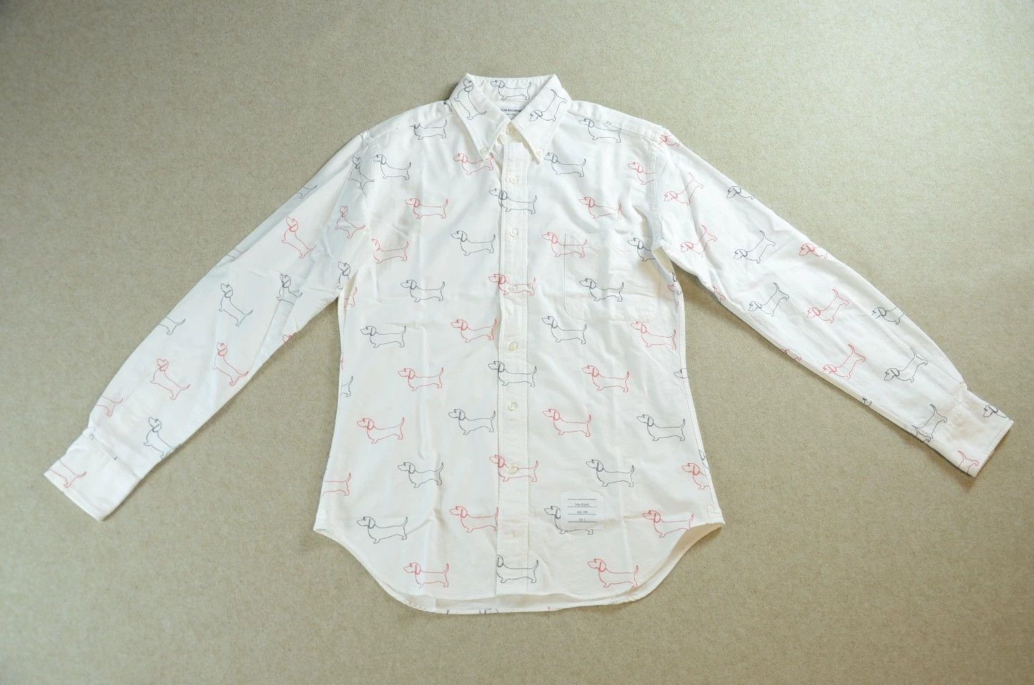 Thom Browne Thom Browne Dachshund Embro Runway Oxford White Shirt Size 2 Size US M / EU 48-50 / 2 - 1 Thumbnail