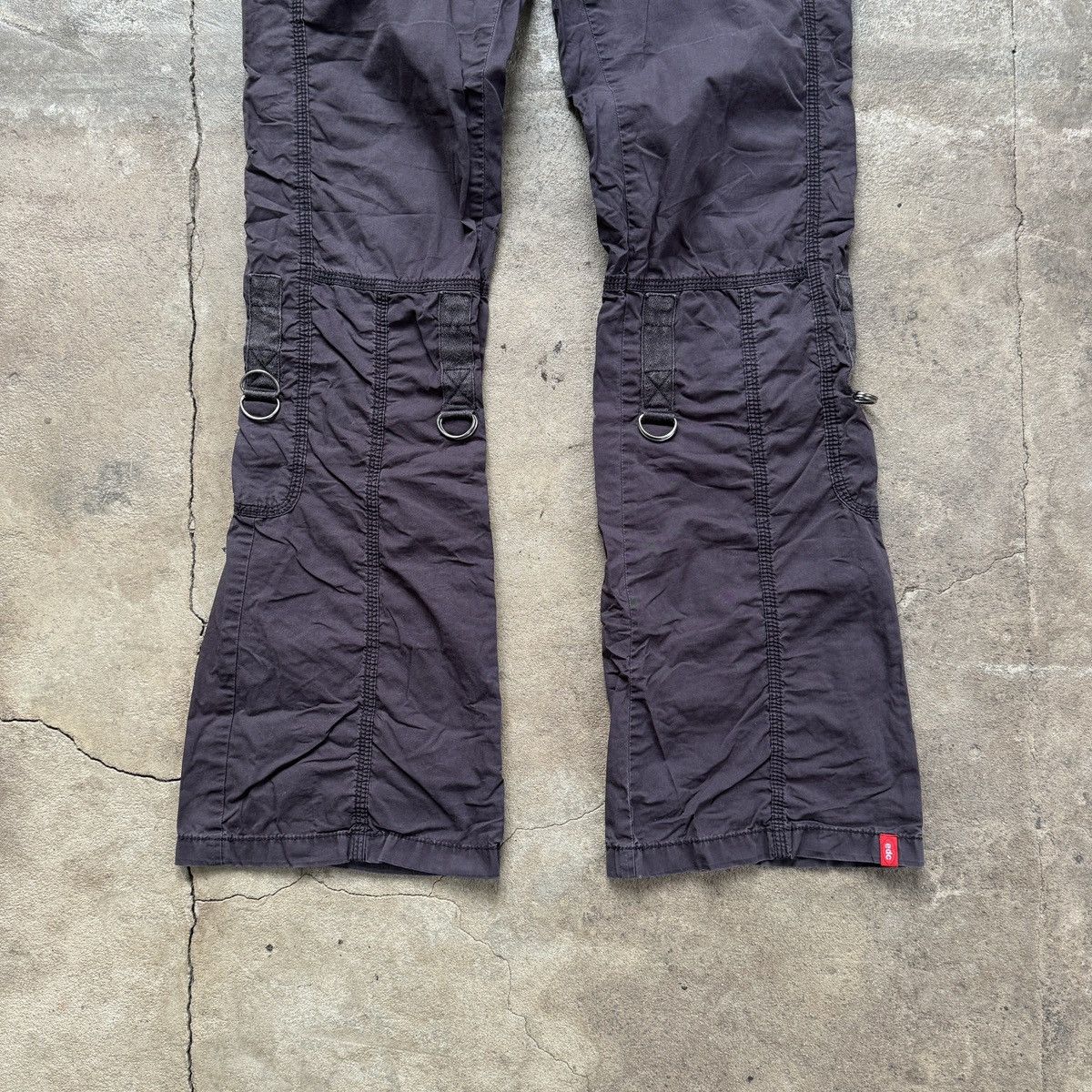 Vintage Vintage Y2K EDC by Esprit Bootcut Sunfaded Bondage Pants Size 24" / US 00 / IT 34 - 3 Thumbnail