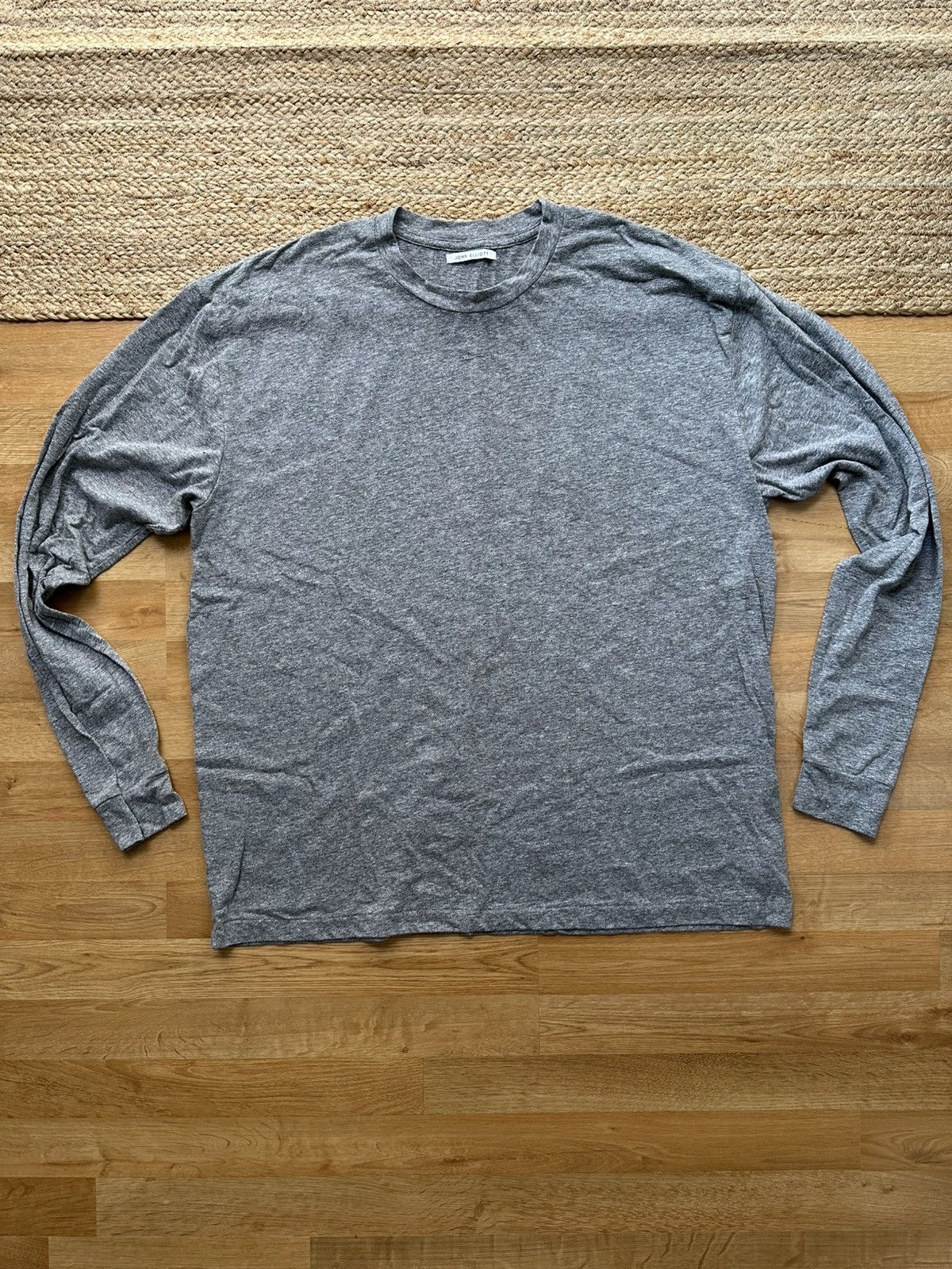 John Elliott John Elliott grey university l/s tee Size US XXL / EU 58 / 5 - 1 Thumbnail