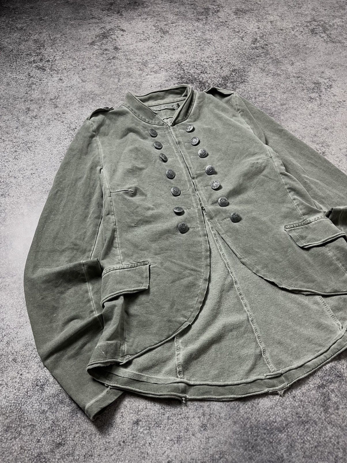 Hysteric Glamour × Undercover 🔥GOTHIC NAPOLEON MILITARY 00'S WASHED JACKET JAPAN Size L / US 10 / IT 46 - 2 Thumbnail