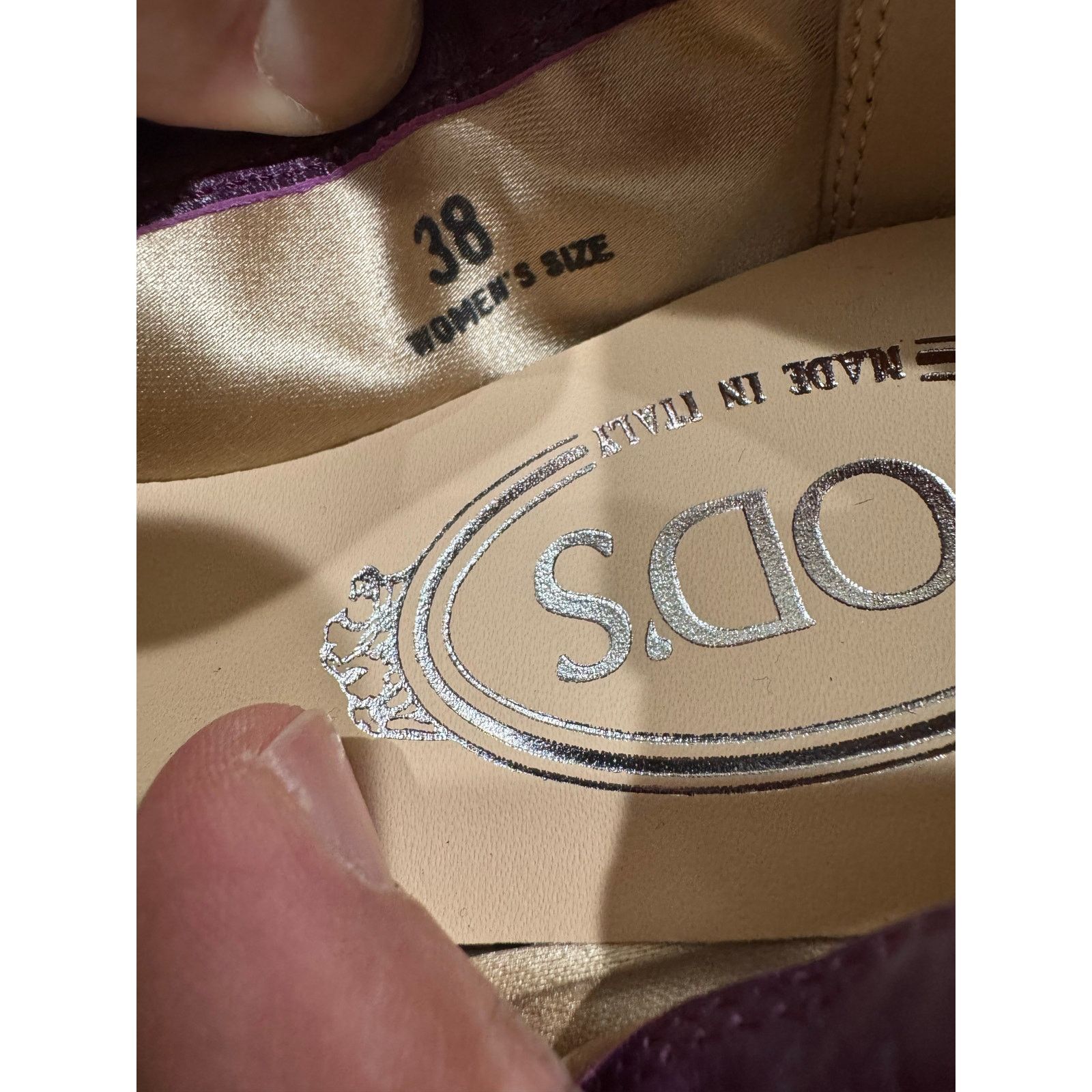 Tod's Tods Purple Suede Ballerina Dee Laccetto Ballet flats sz. 38 Size US 8 / IT 38 - 10 Thumbnail