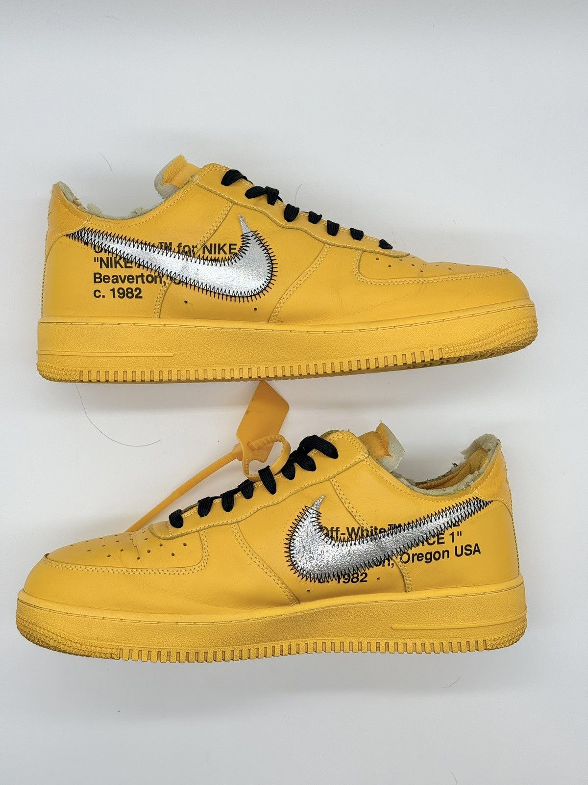 Nike × Off-White Size 13 - Off White ICA Lemonade af1 Size US 13 / EU 46 - 3 Thumbnail