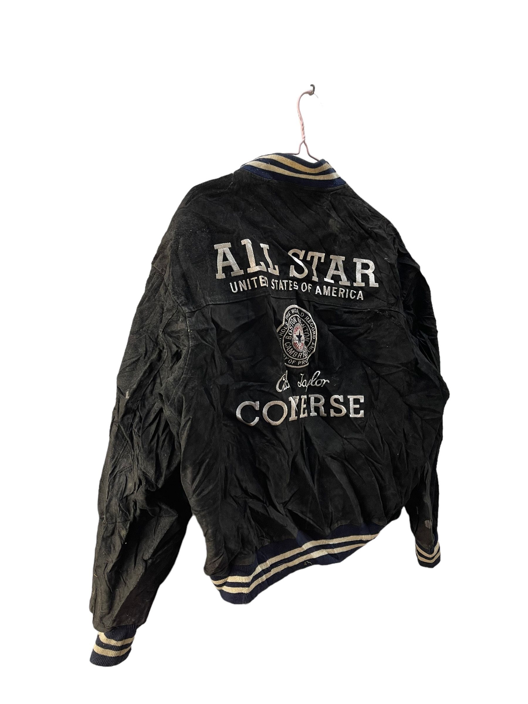 Converse Vintage Converse Chuck Taylor Pig Leather Varsity Jacket Size US M / EU 48-50 / 2 - 7 Thumbnail