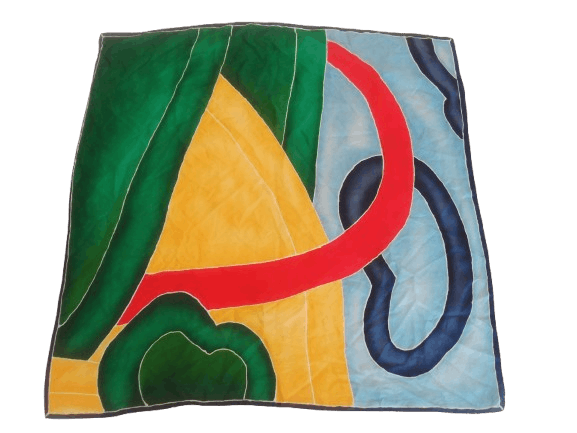 Other Vintage scarf with a plastic art theme. Size ONE SIZE - 1 Thumbnail