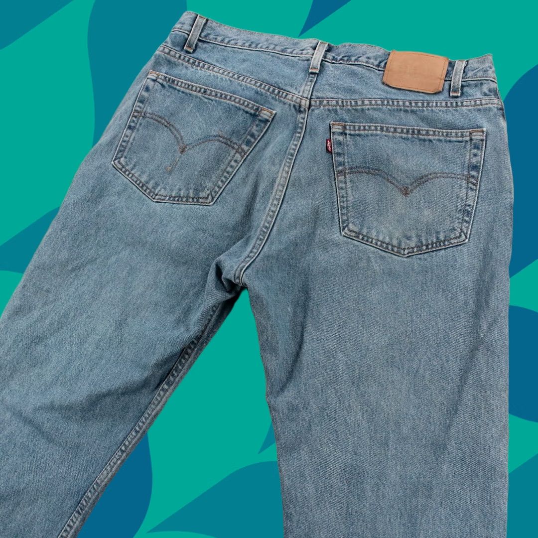 Levi's Levi's 505 Jeans Straight Leg Blue Denim Workwear 38x30 Mens Size US 38 / EU 54 - 1 Thumbnail