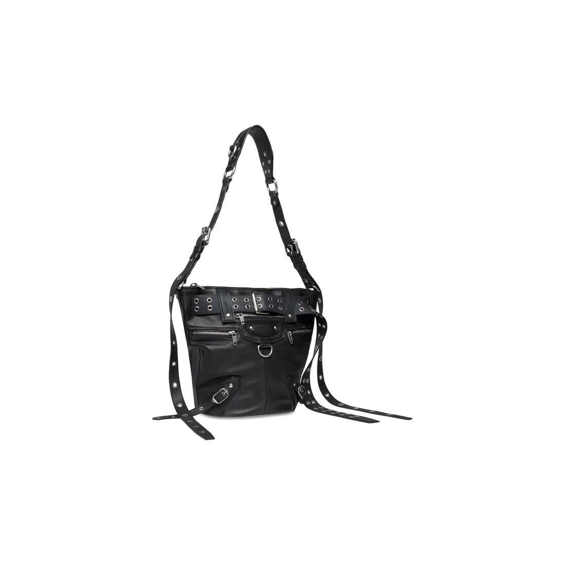 Balenciaga o1srvl11e0825 Size: OS / Emo Bucket Bag in Black Size ONE SIZE - 3 Thumbnail
