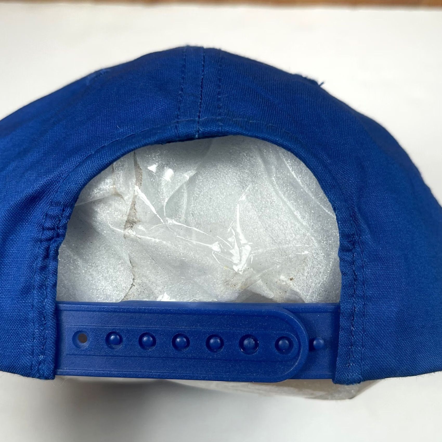 Vintage HIT Adult Adjustable Snapback Trucker Baseball Hat Cap Solid Blue Cotton | Casual Mens Hat Size ONE SIZE - 7 Thumbnail