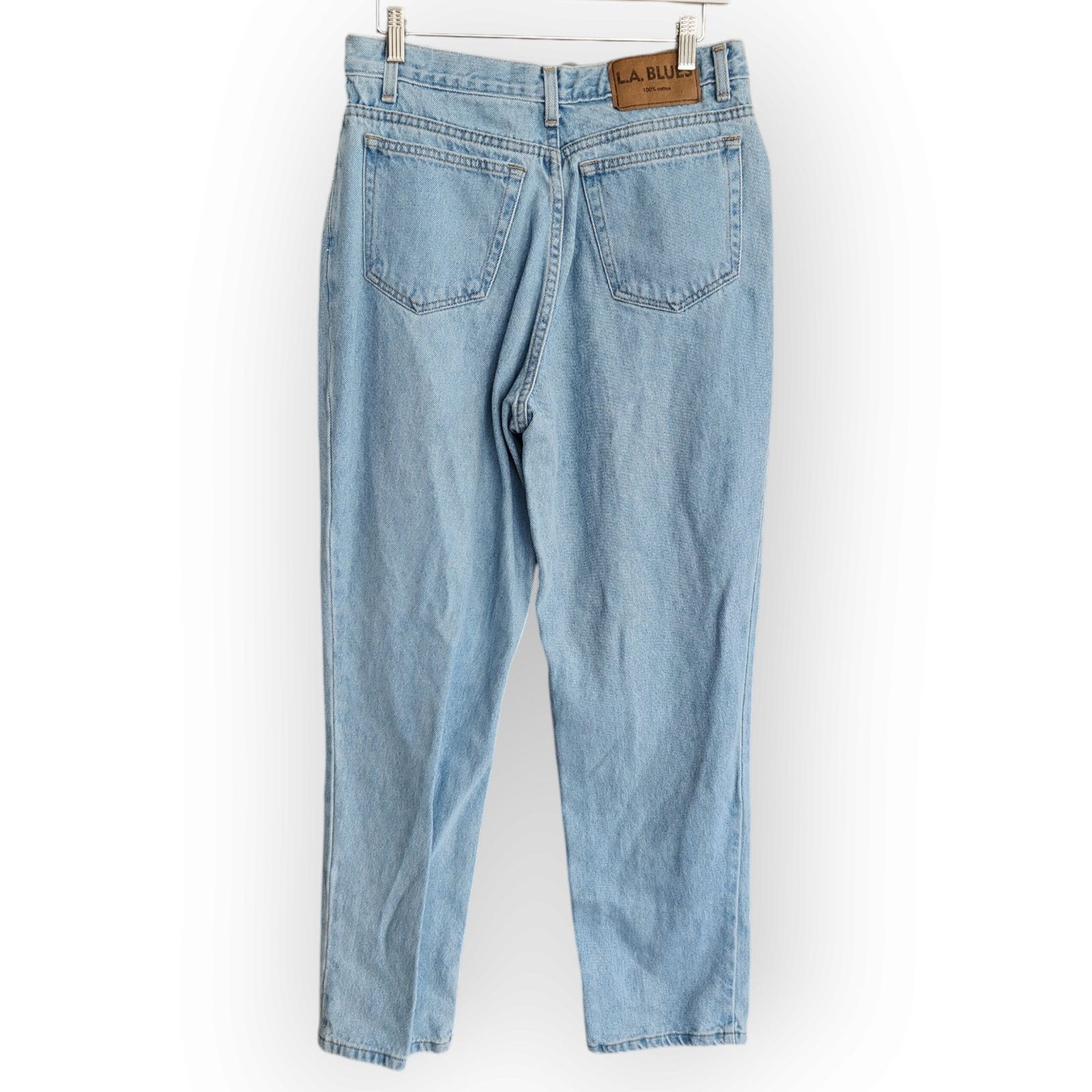 Vintage Vintage 90s LA Blues Light Wash High Waisted Jeans 6 Size 28" / US 6 / IT 42 - 4 Thumbnail