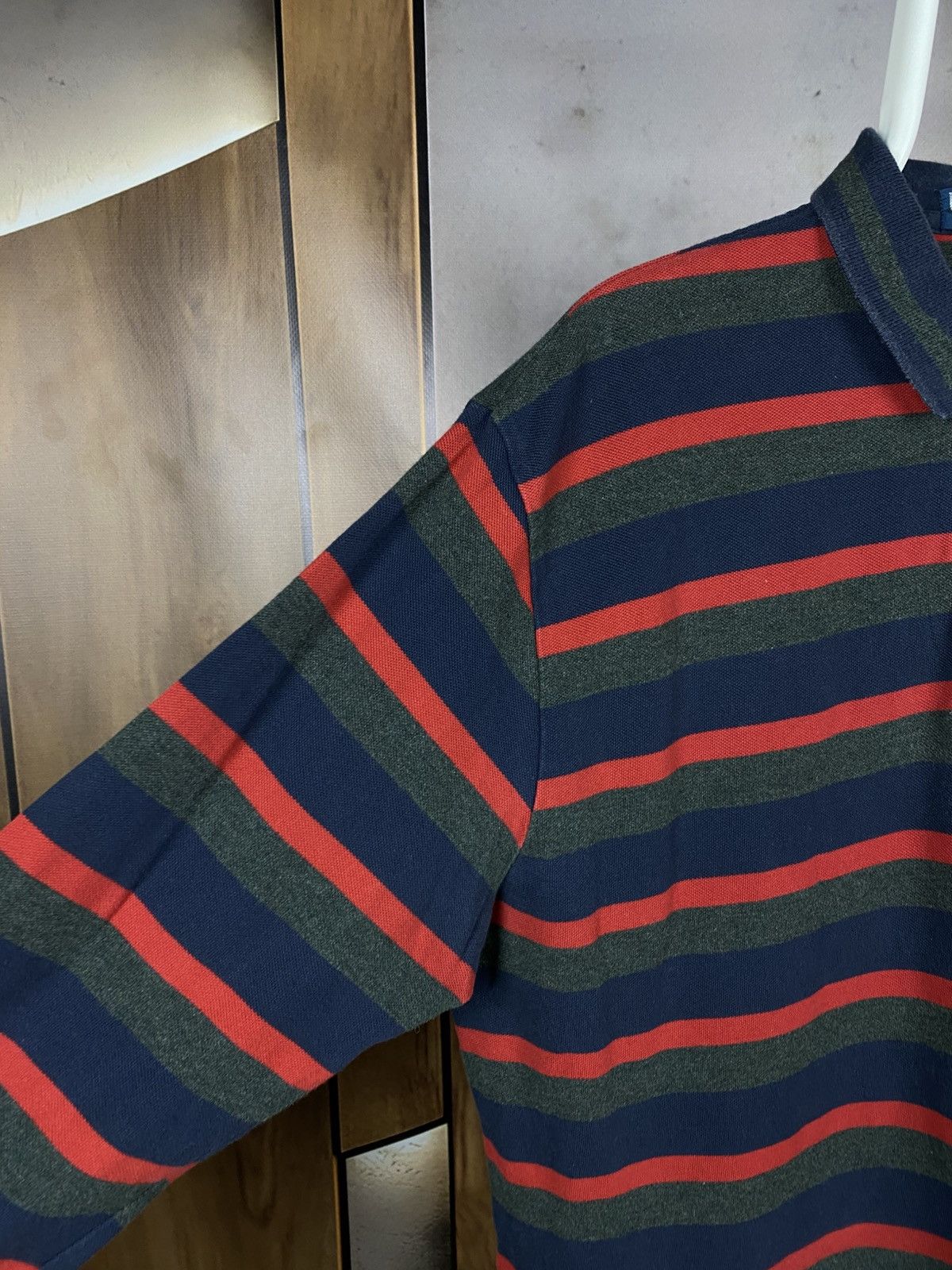 Polo Ralph Lauren 🎠Vintage 90s Polo Swetshirt Polo Ralph Lauren Striped Pony🎠 Size US XL / EU 56 / 4 - 4 Thumbnail