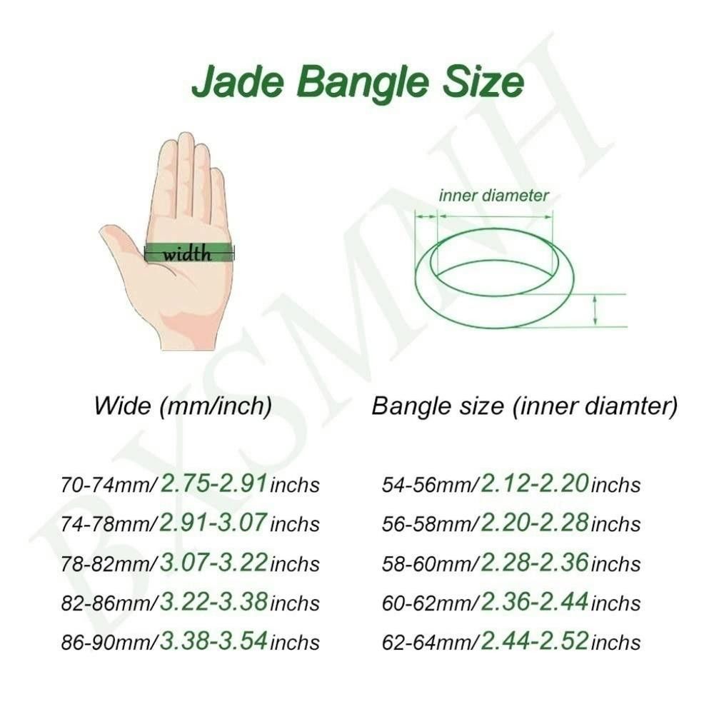 Designer Genuine Peacock Jade Bangle Bracelet Size ONE SIZE - 6 Thumbnail