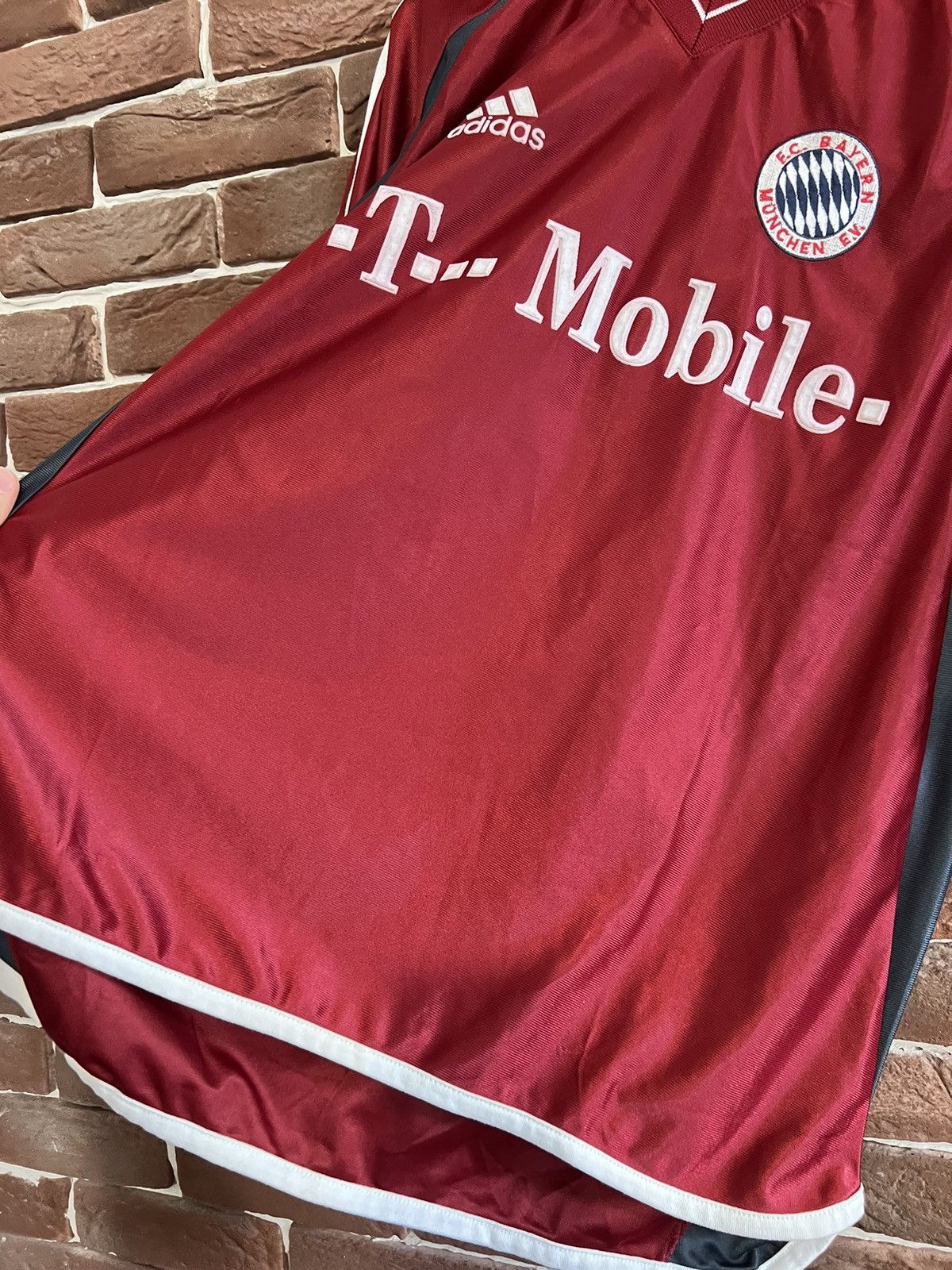 Adidas Rare Vintage 00s Adidas Bayern Munich Jersey Football Size US L / EU 52-54 / 3 - 3 Thumbnail