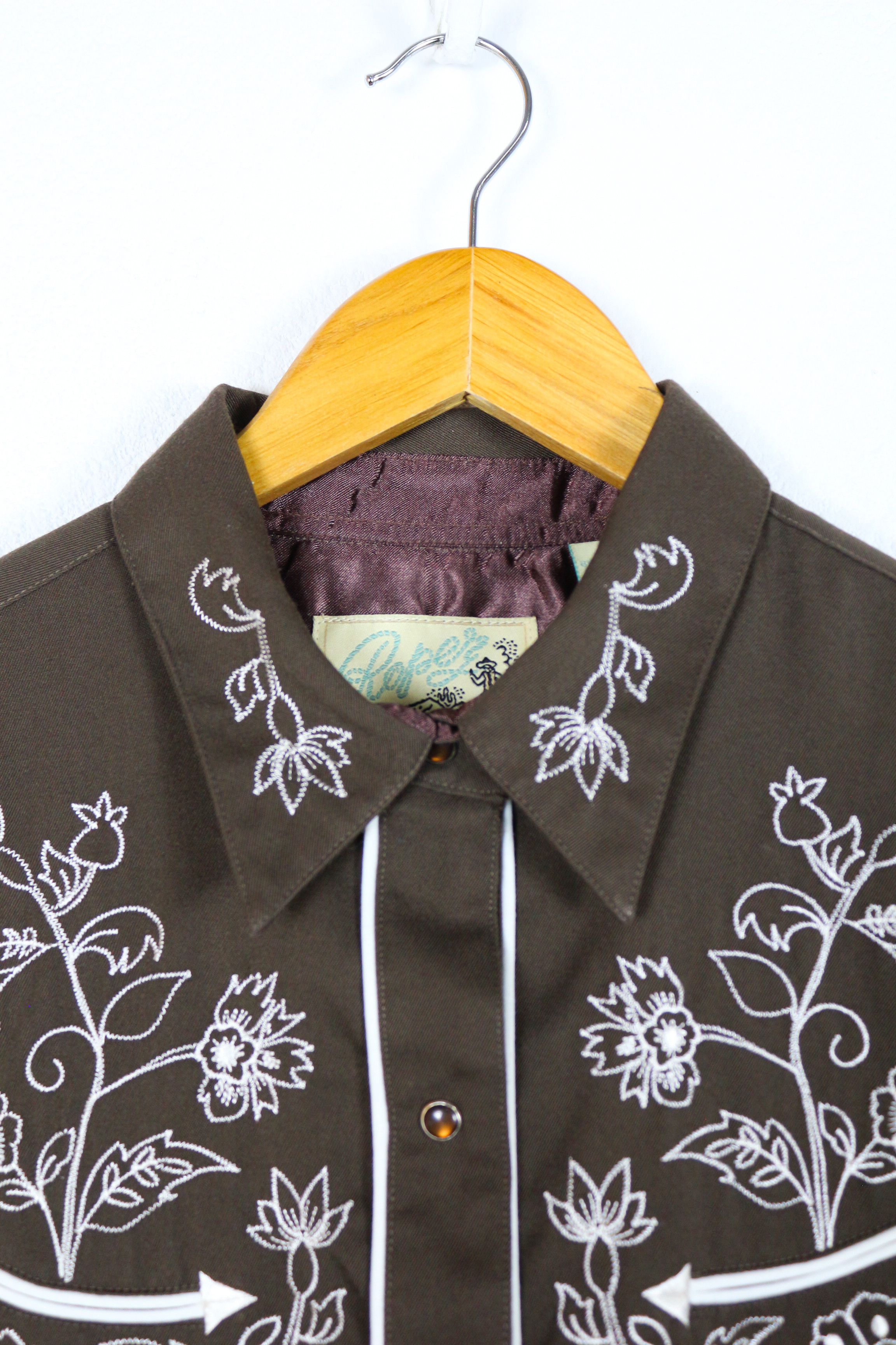 Cowboy Equipment × Roper × Western Rise Roper Colorado USA Embroidered Western Shirt Size L / US 10 / IT 46 - 4 Thumbnail