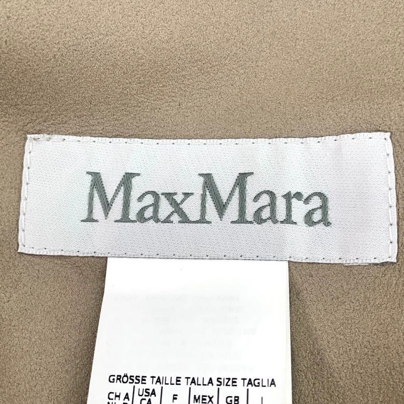 Max Mara Max Mara Taupe lapel fur one-piece coat jacket Size S / US 4 / IT 40 - 5 Thumbnail