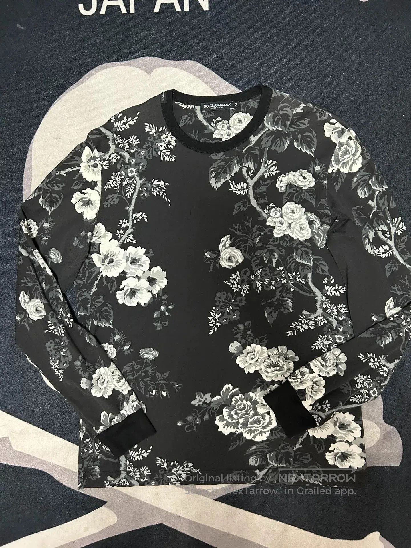 Dolce & Gabbana Dolce & Gabbana Floral Long Sleeve T-Shirt. Size XL / US 12-14 / IT 48-50 - 1 Thumbnail