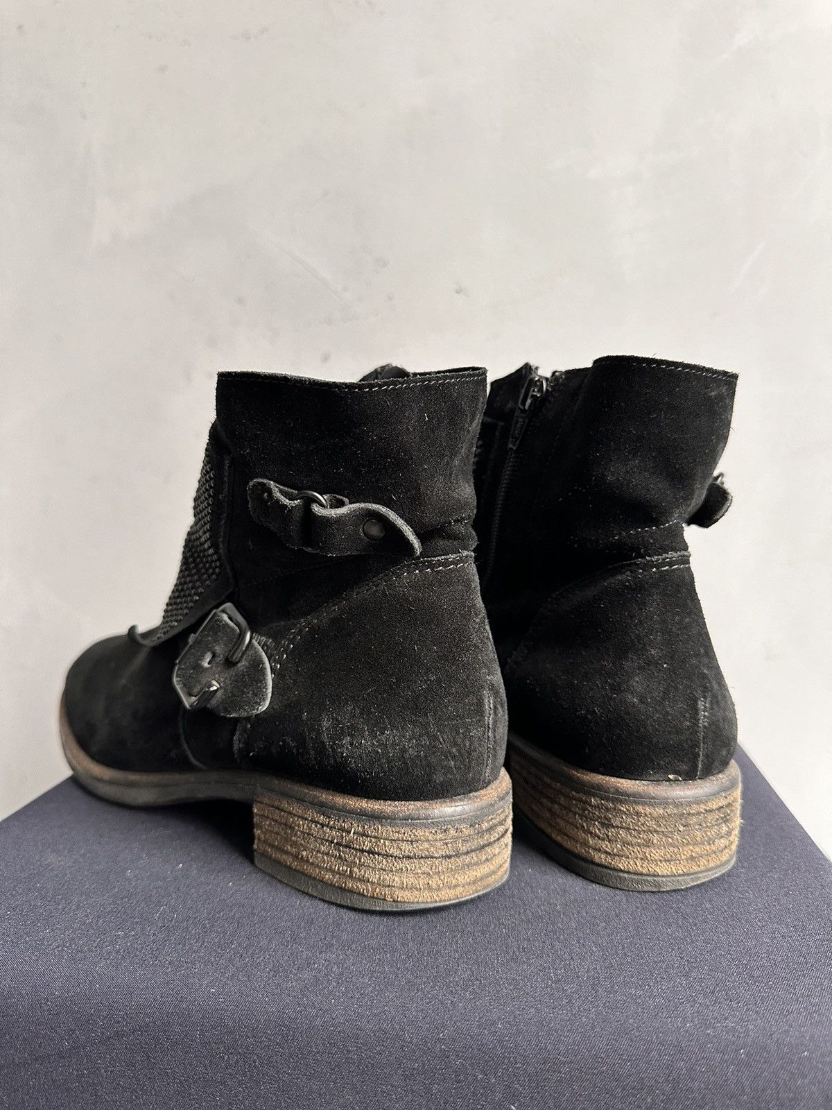 A.S.98 Leather Vintage New Rock Metal Zip AS 99 Bikkembergs Japan Size US 7 / EU 40 - 9 Thumbnail