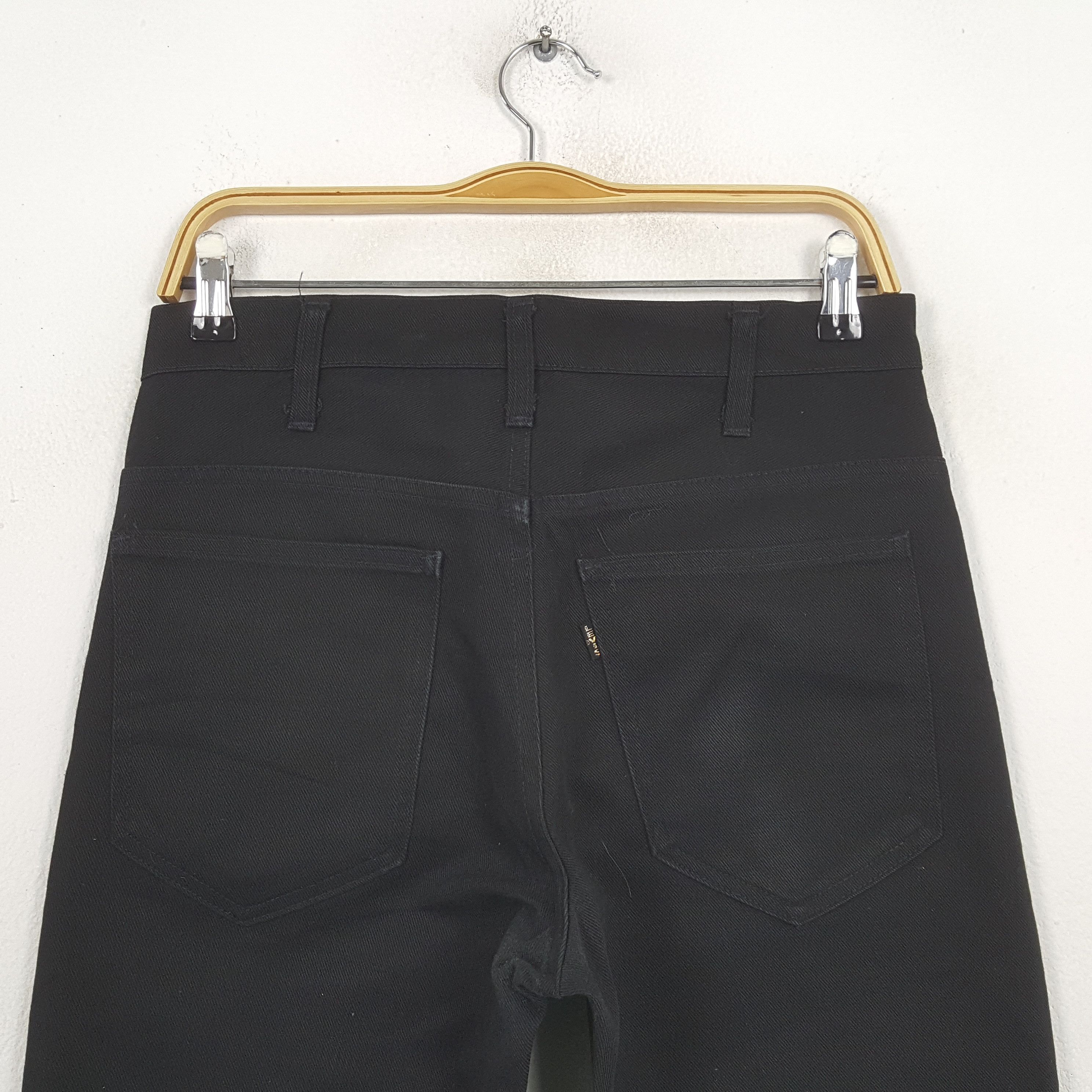 Levi's Vintage Levi's Sta Prest Bootcut Black Jeans RR15 Size US 30 / EU 46 - 5 Thumbnail