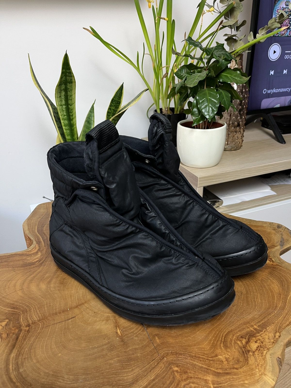 Rick Owens Rick Owens Drkshdw Hoof Dunks ss15 waxed archive grail Size US 8 / EU 41 - 1 Thumbnail