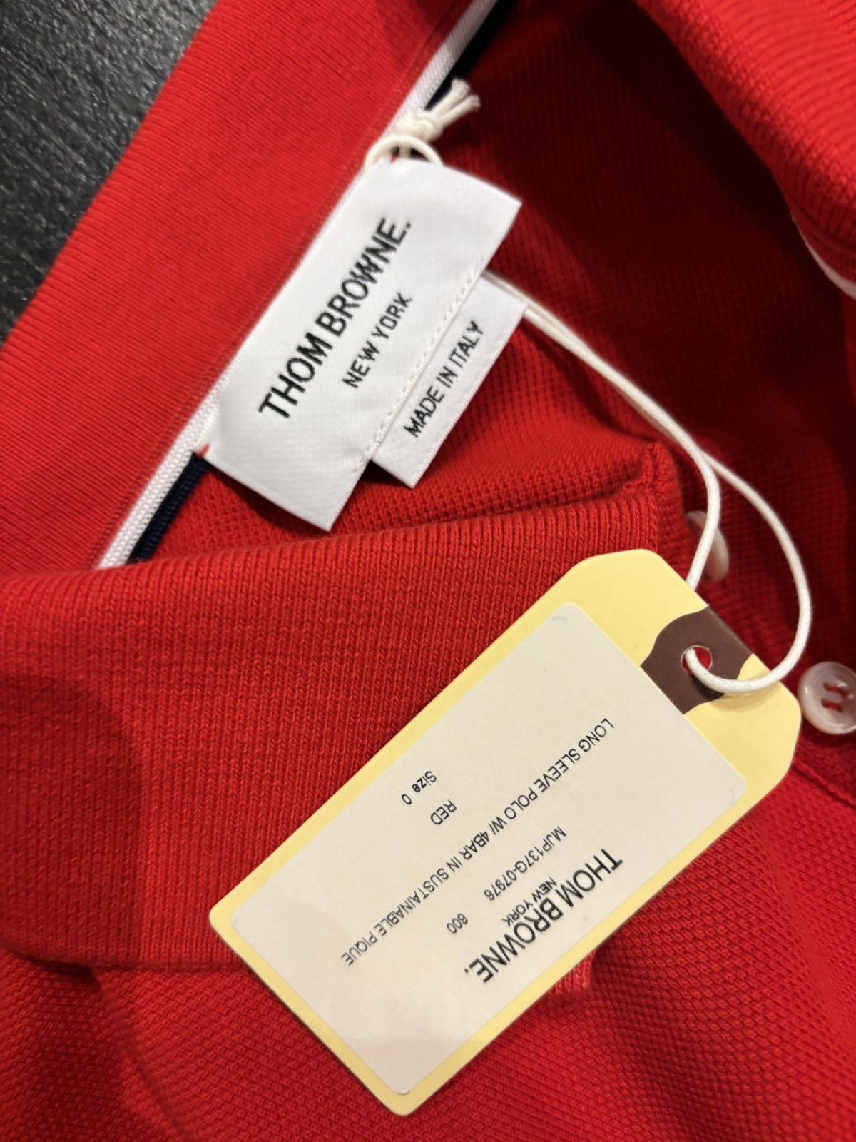 Thom Browne Thom Browne LS Polo Size US XS / EU 42 / 0 - 3 Thumbnail