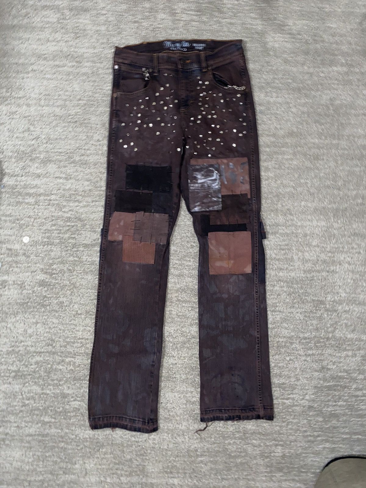 Handmade 3li upcycle denim Size US 30 / EU 46 - 1 Thumbnail