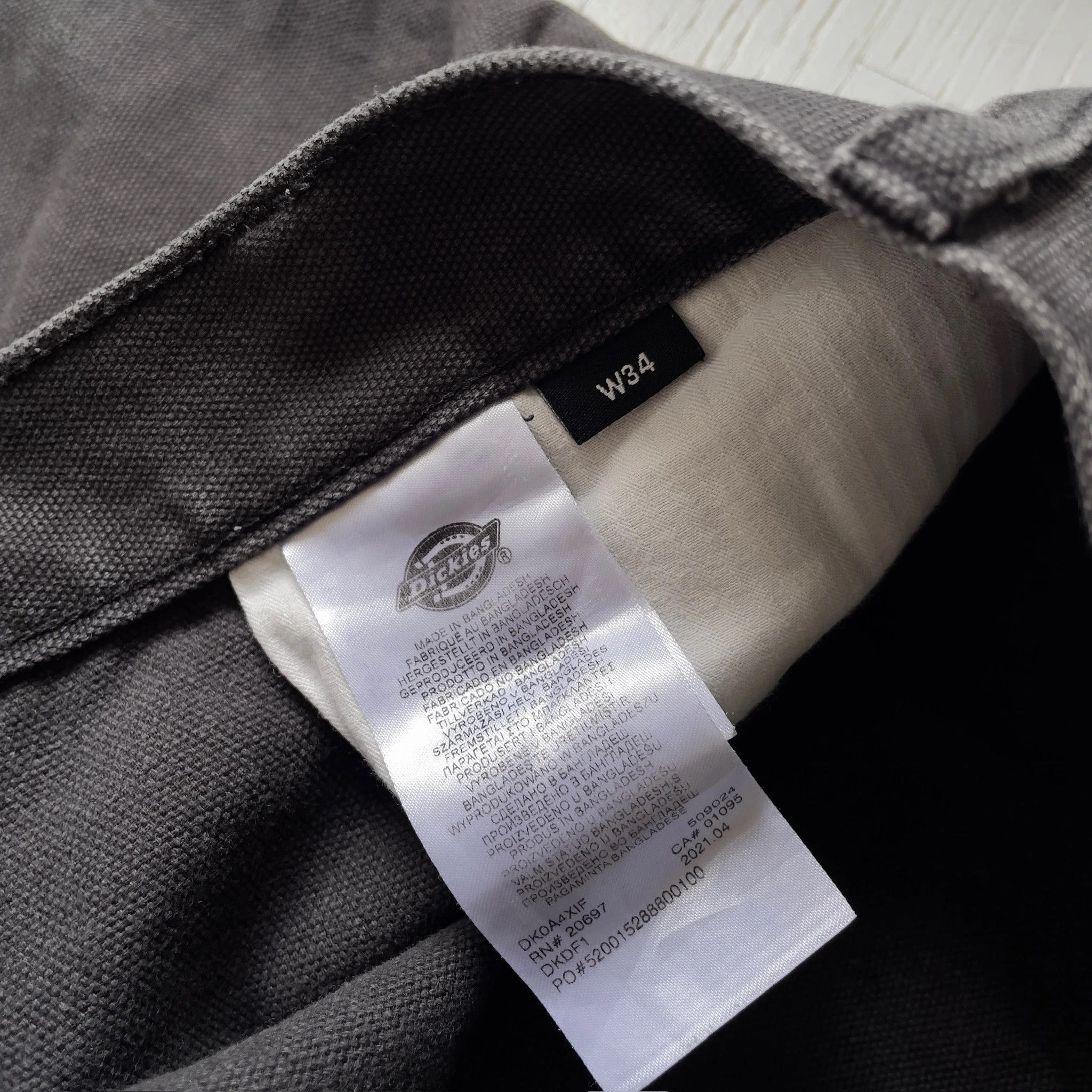 Dickies Dickies Carpenter Denim Work Pants Size US 34 / EU 50 - 7 Thumbnail