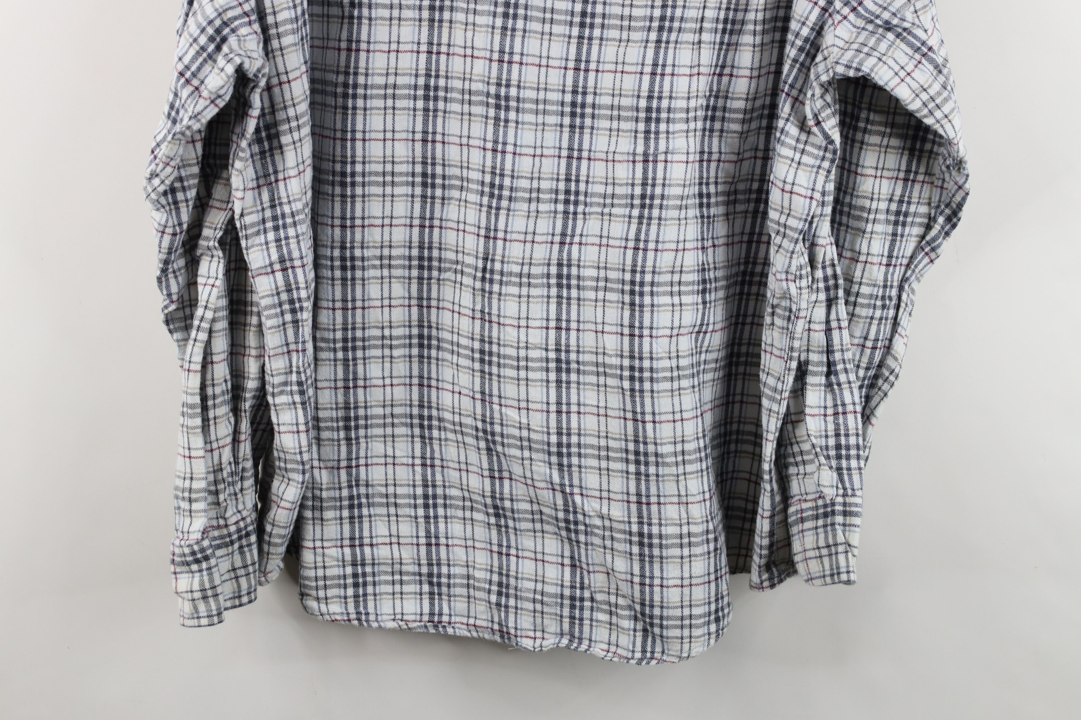 Vintage Vintage 90s Streetwear Flannel Collared Button Down Shirt Size US XL / EU 56 / 4 - 14 Thumbnail