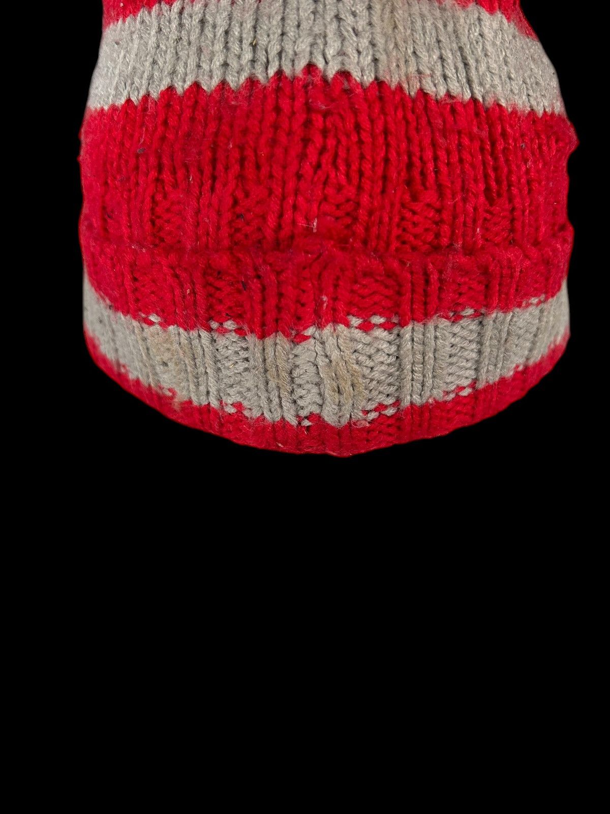 Japanese Brand × Kapital × Vintage Horn Devil Stripe Knitted Beanie Hats Rare ☠️☠️ Size ONE SIZE - 4 Thumbnail