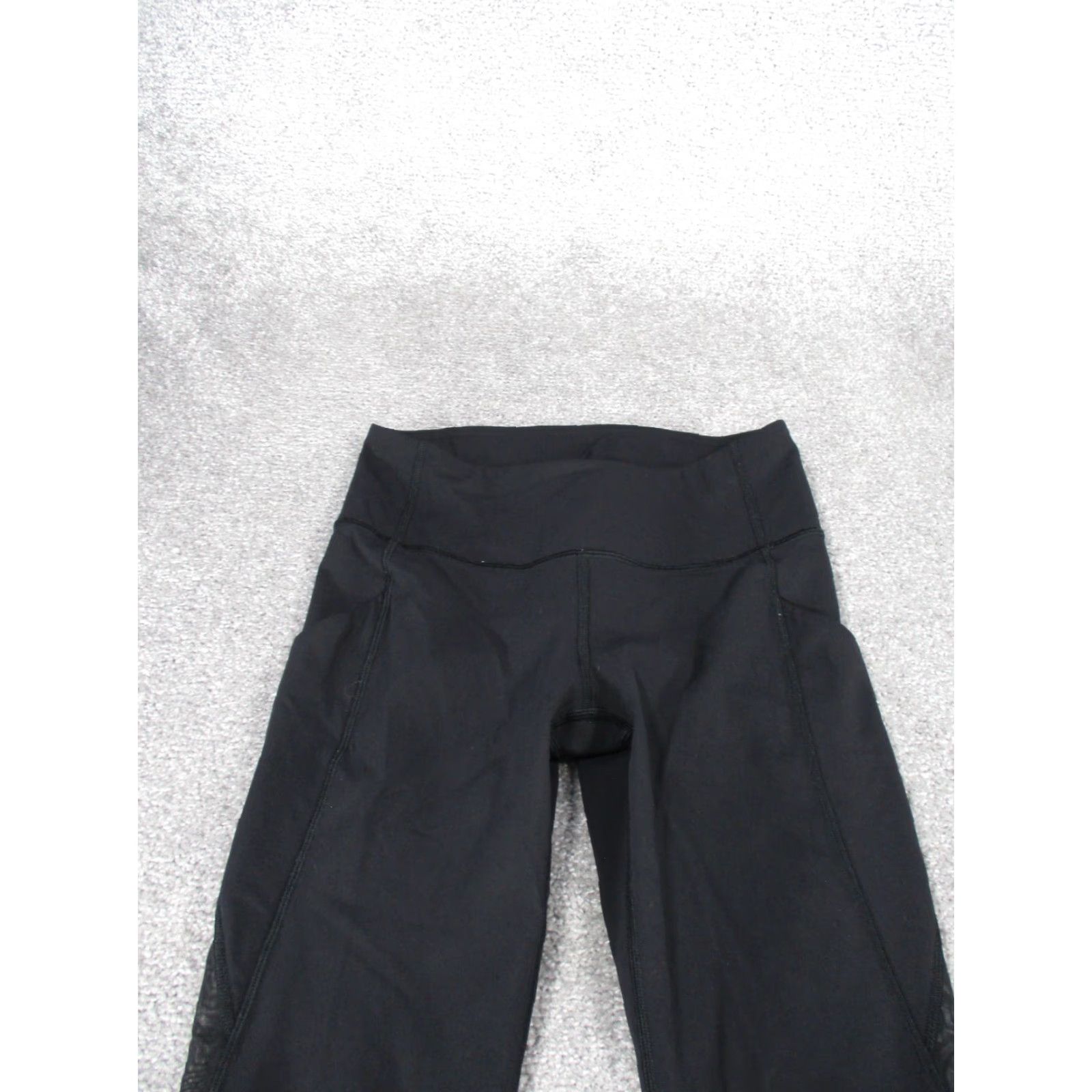 Lululemon VINTAGE Lululemon Leggings Womens Cropped Athletic Fit Size 4 Black Running Jogging Activewear Size 27" / US 4 / IT 40 - 2 Thumbnail