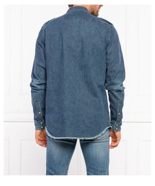 Balmain o1y0426 Denim Shirt in Blue Size US S / EU 44-46 / 1 - 4 Thumbnail