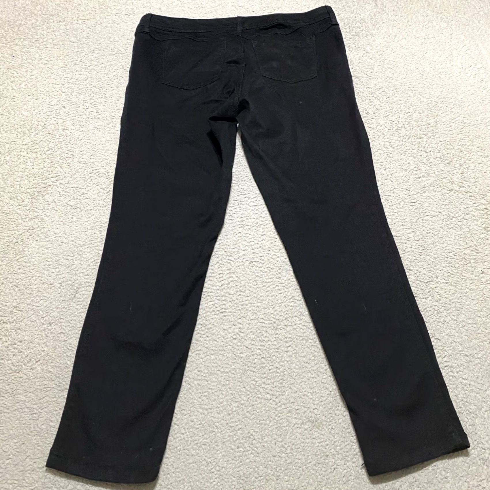 Torrid Torrid Jeans Skinny Dark Black Denim 14 Regular 5-Pocket Stretch XS? Size 36" / US 14 / IT 50 - 2 Thumbnail