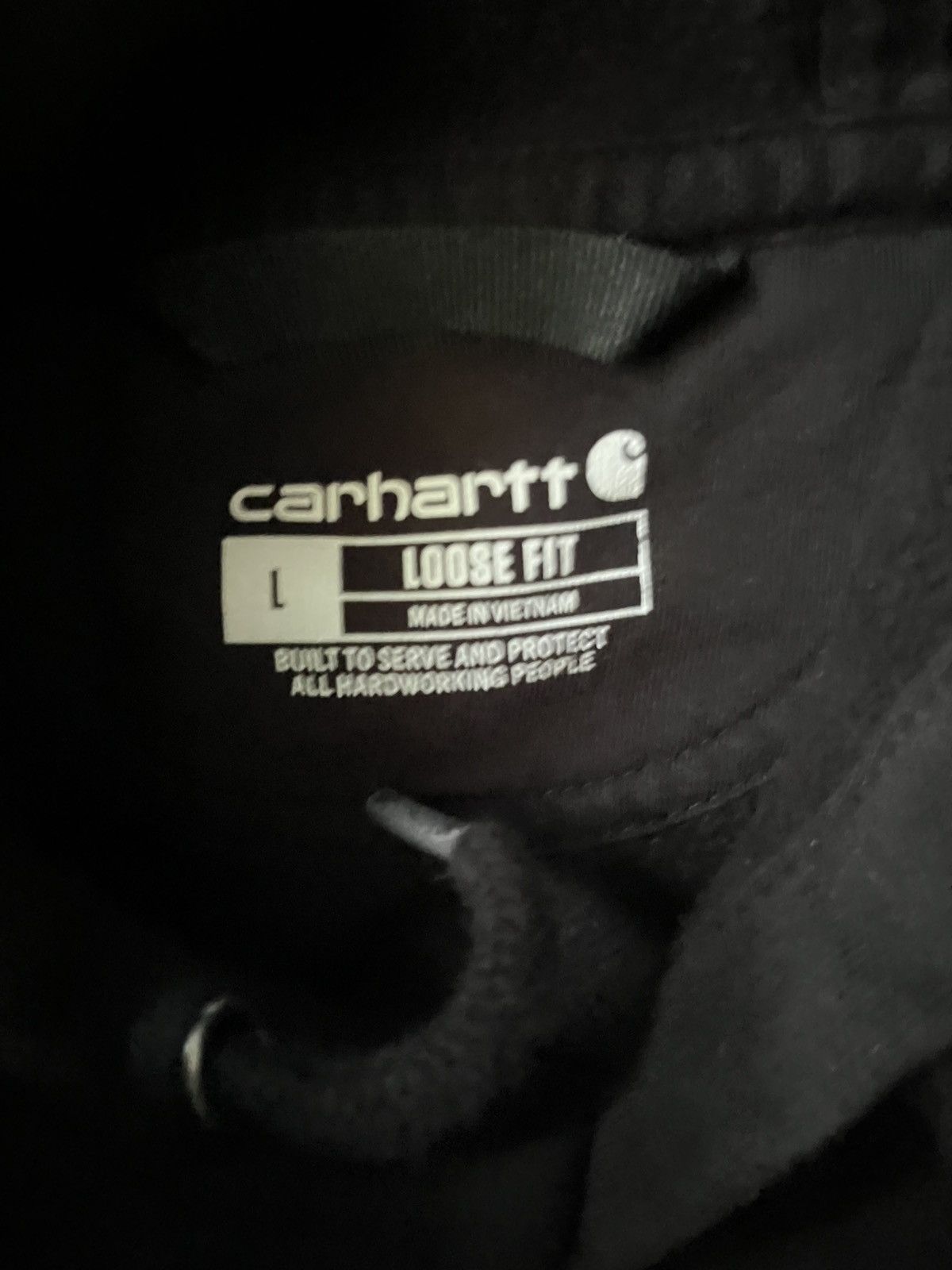 Carhartt Carhartt Black Hoodie Size US L / EU 52-54 / 3 - 3 Thumbnail