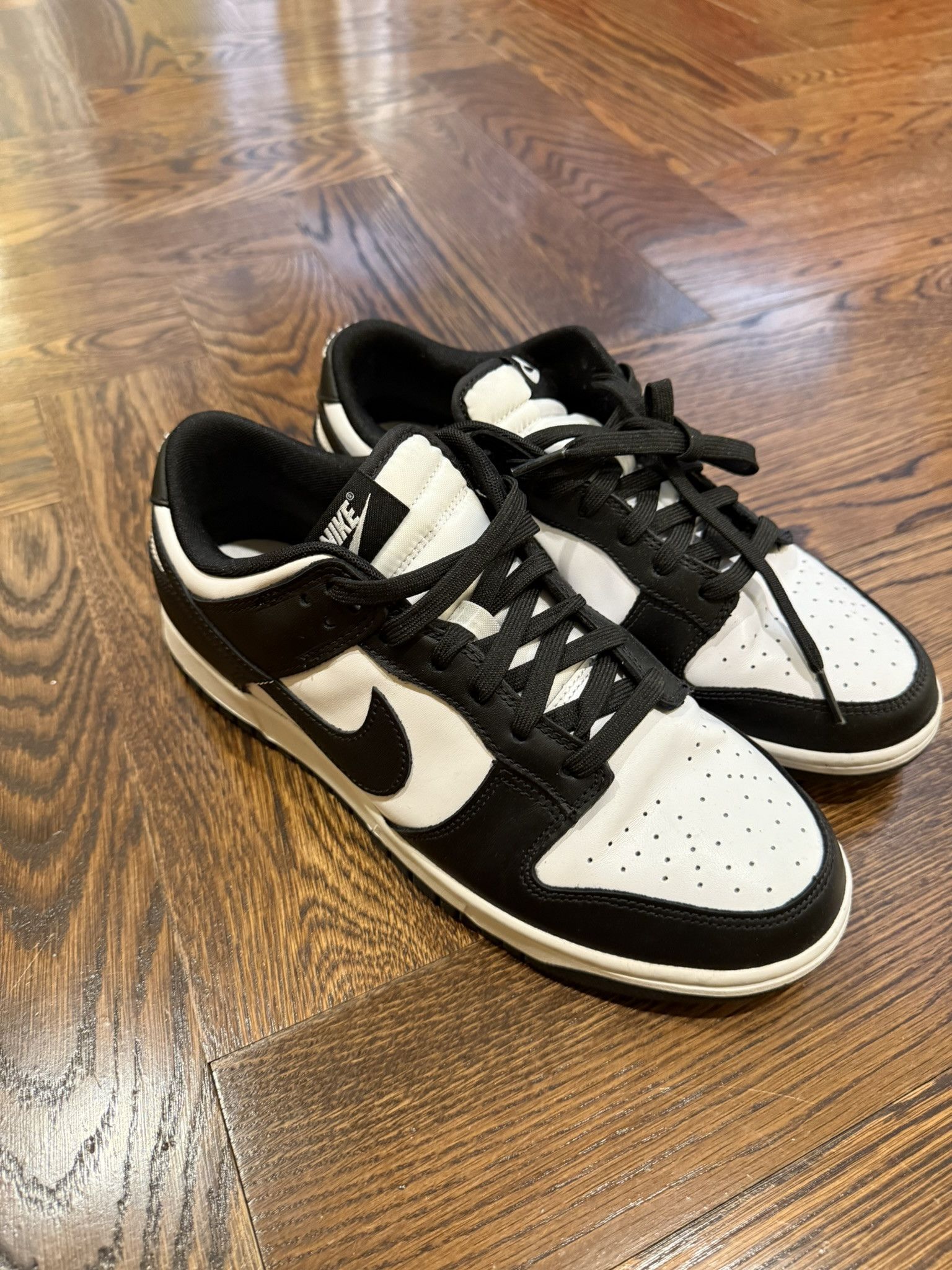 Nike Nike Dunk Low Panda Black White Men’s Size 10 Size US 10 / EU 43 - 1 Thumbnail