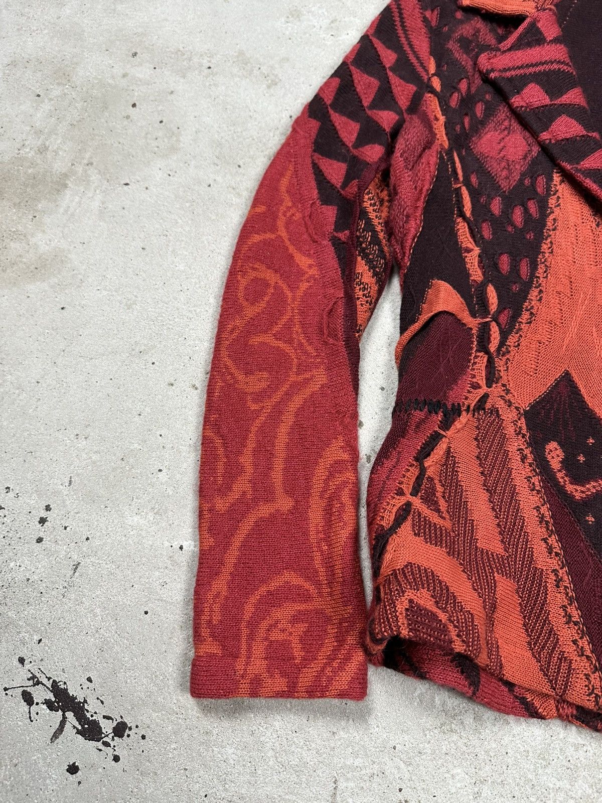 Coogi × Vintage Vintage Y2K Coogi Style Wool Viscose Knit Cardigan Sweater Size US XS / EU 42 / 0 - 6 Thumbnail