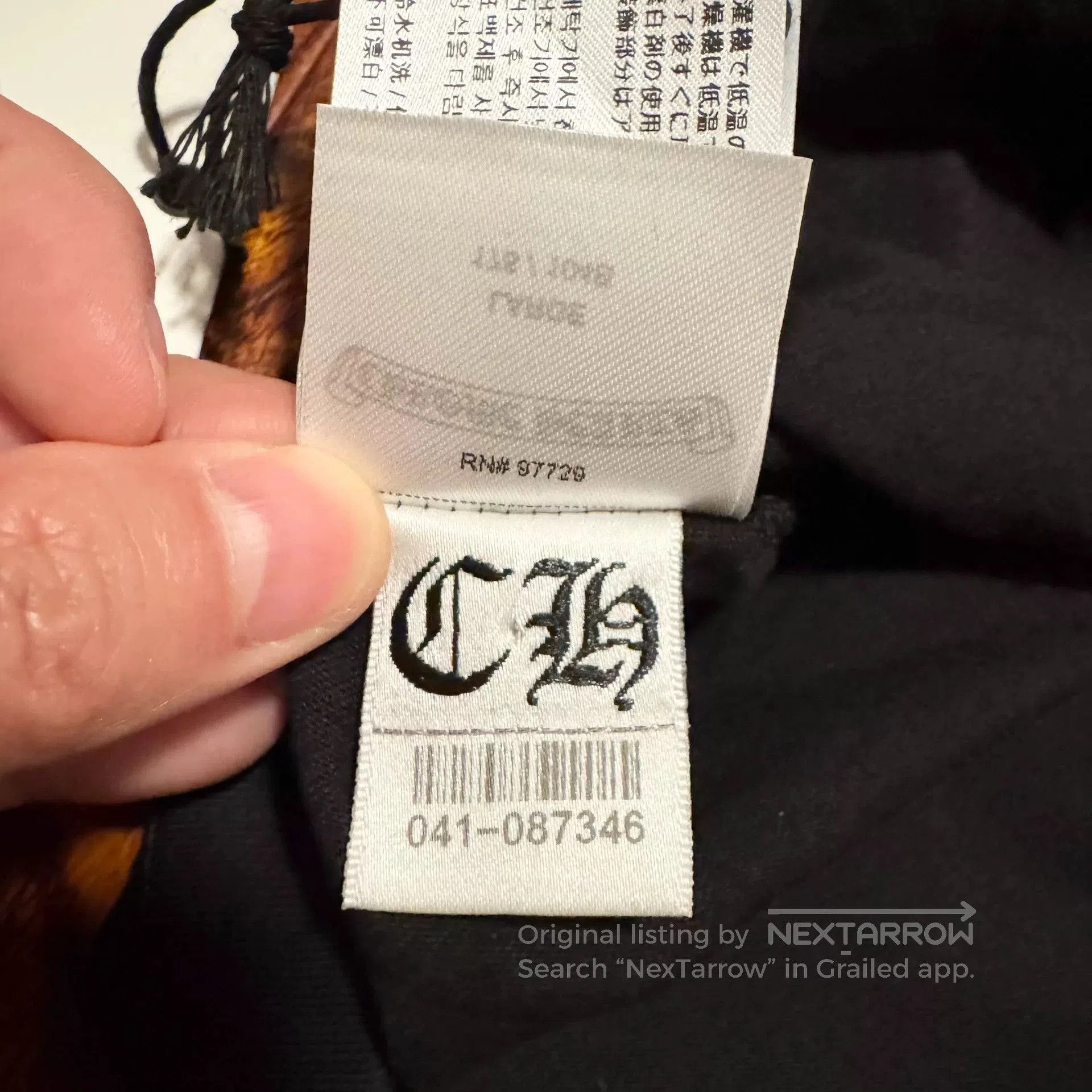 Chrome Hearts chrome hearts black blue letter print tee. Size US L / EU 52-54 / 3 - 9 Thumbnail