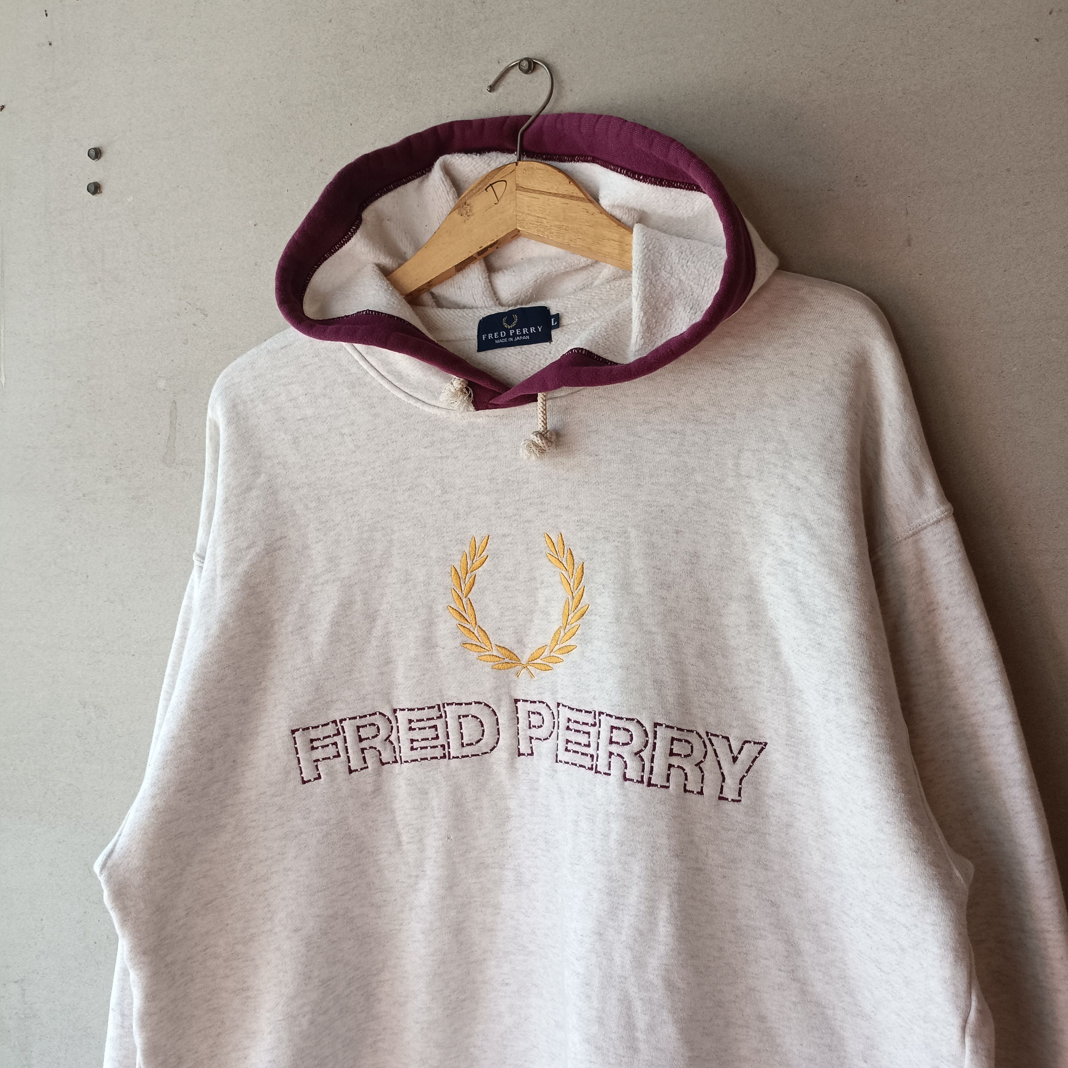 Fred Perry Vintage Fred Perry Sweatshirt Hooded Size US L / EU 52-54 / 3 - 2 Thumbnail