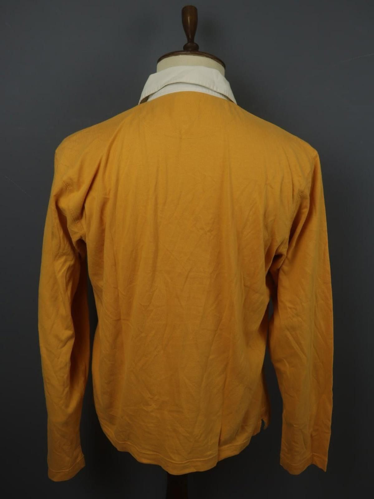 La Martina LA MARTINA Yellow Cotton Collared Popover Polo Shirt Size L Size US L / EU 52-54 / 3 - 5 Thumbnail
