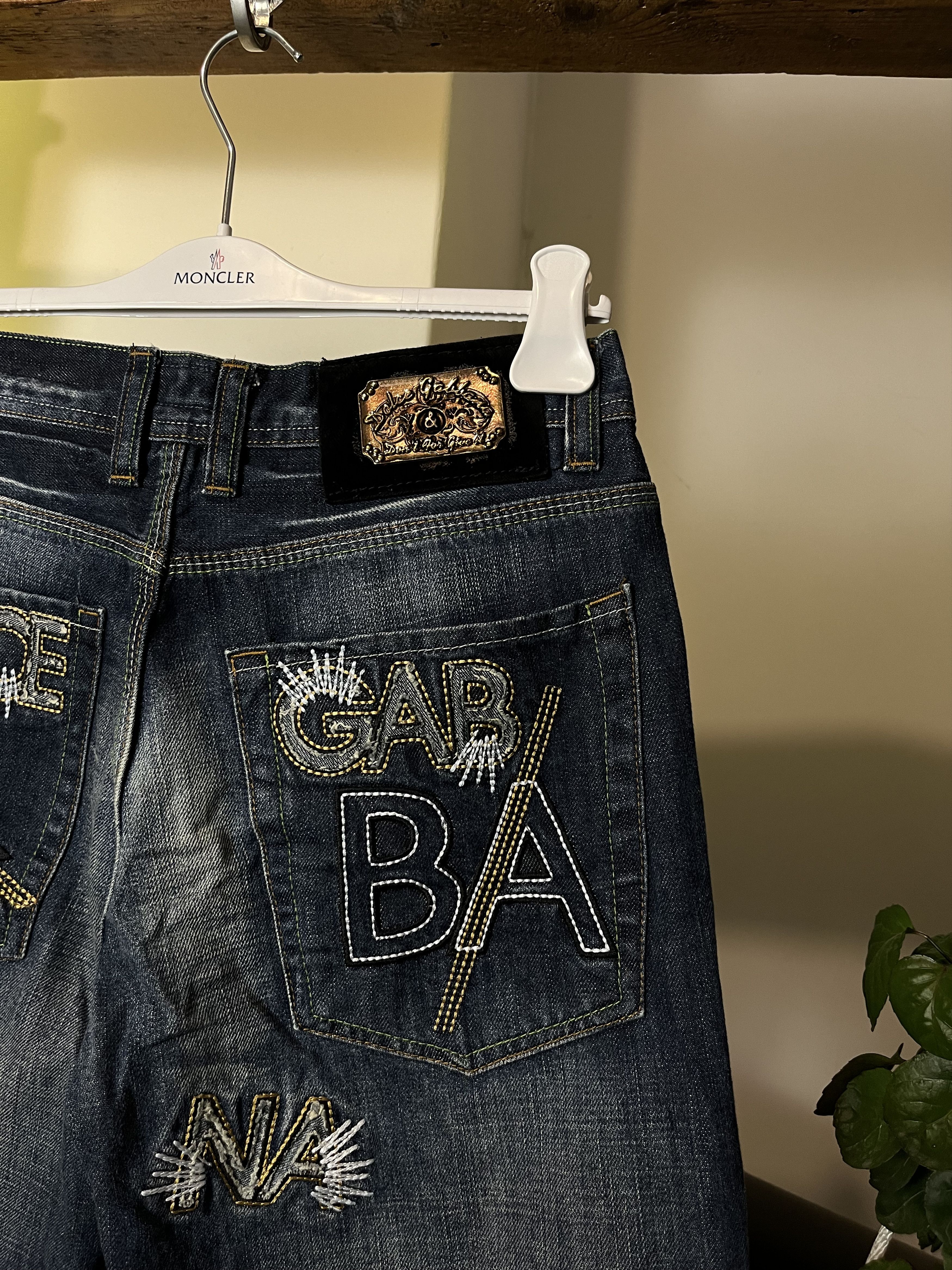 Dolce & Gabbana × Vintage Vintage y2k Dolce & Gabbana Big Embroidered Logo Size US 30 / EU 46 - 10 Thumbnail